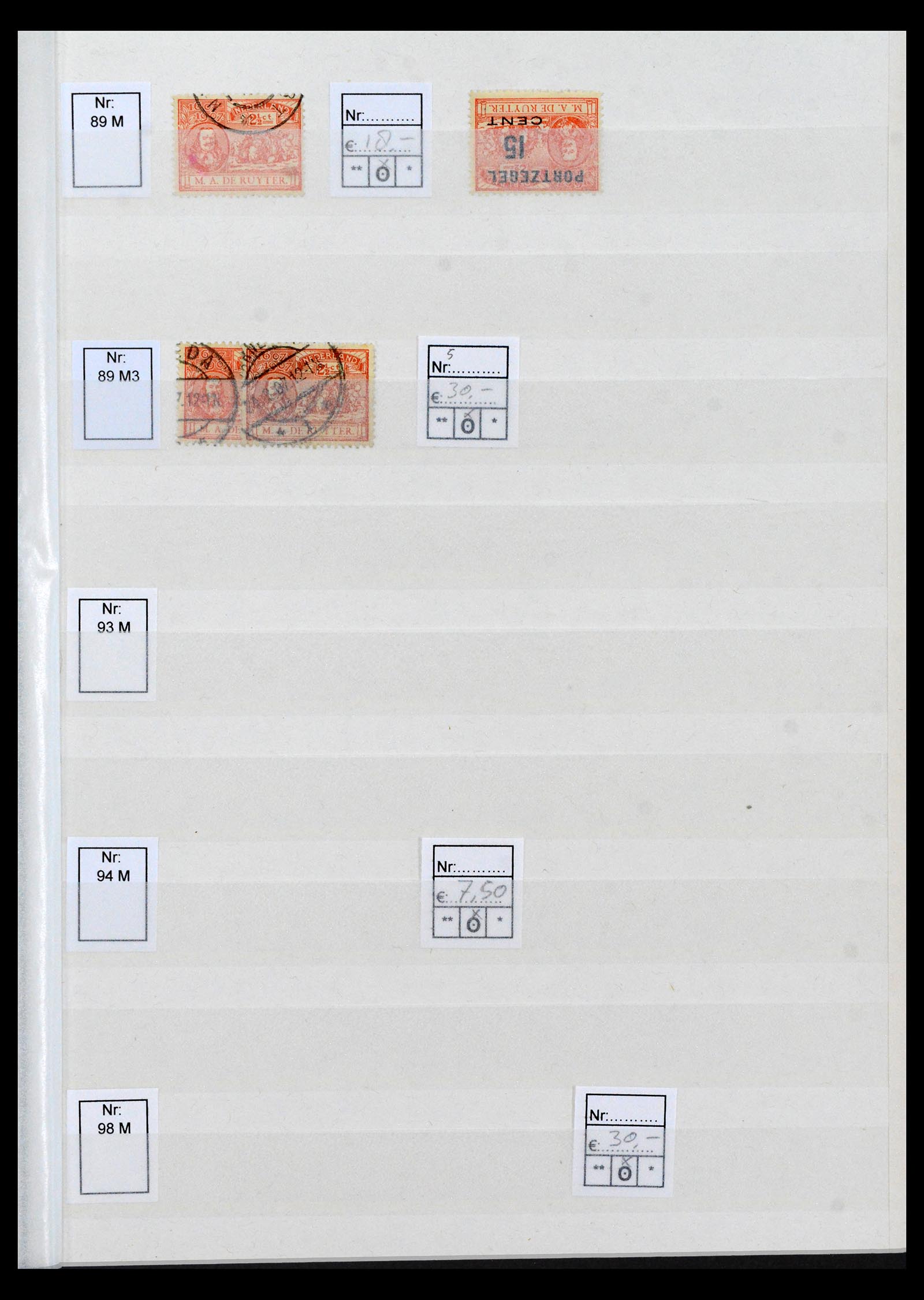 40397 0007 - Postzegel verzameling 40397 Nederland plaatfouten 1867-2007.