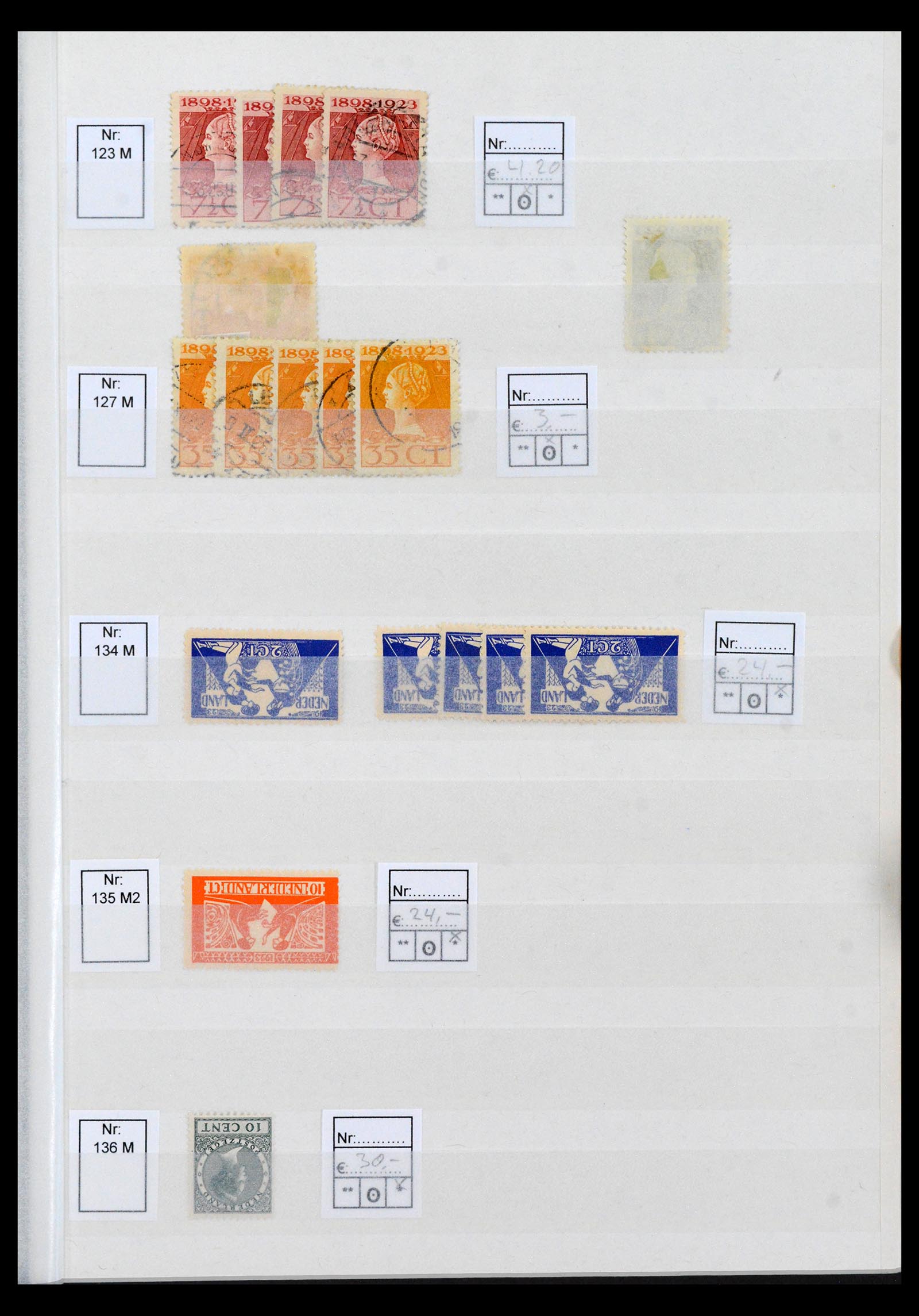 40397 0009 - Postzegel verzameling 40397 Nederland plaatfouten 1867-2007.