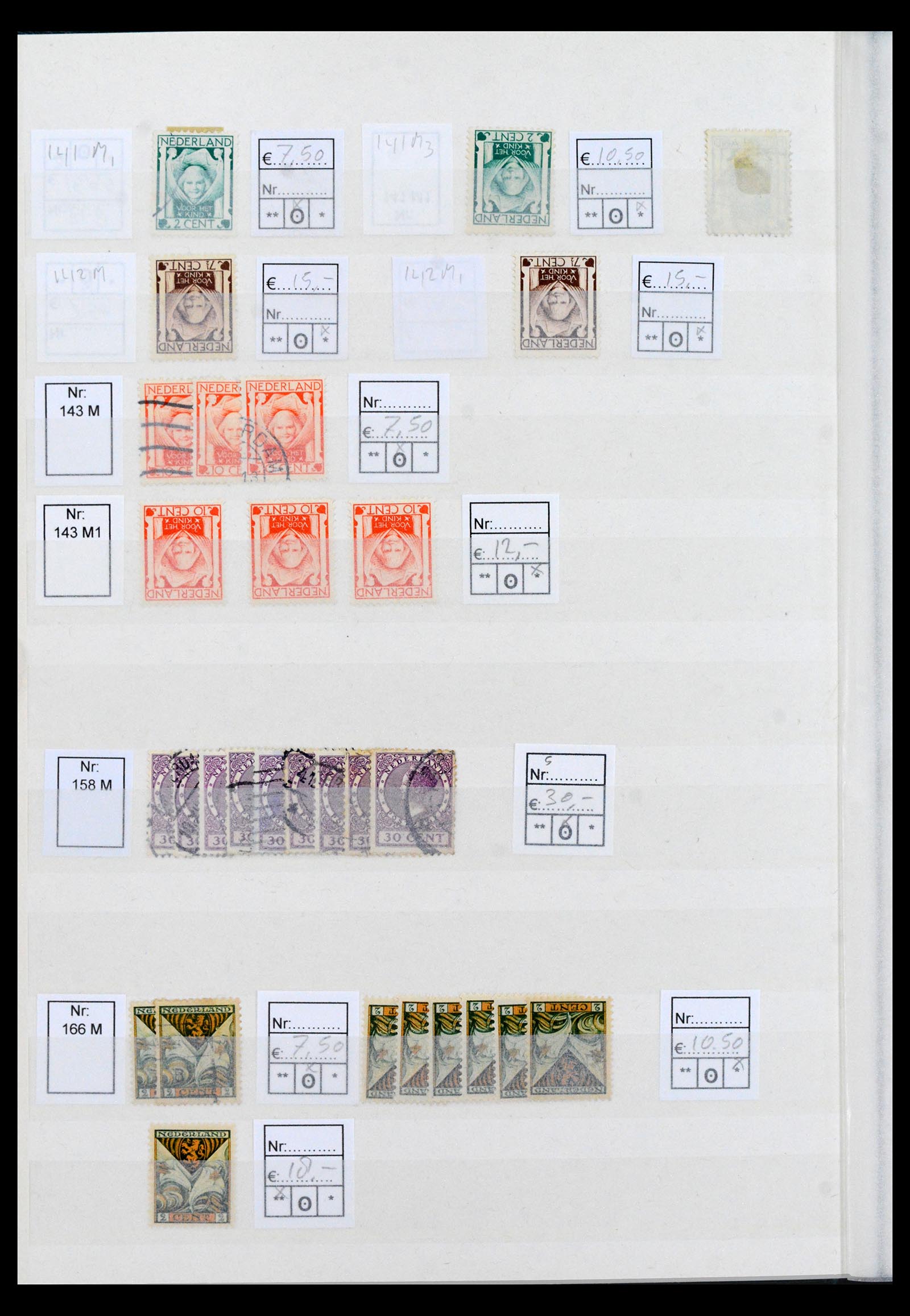 40397 0010 - Postzegel verzameling 40397 Nederland plaatfouten 1867-2007.