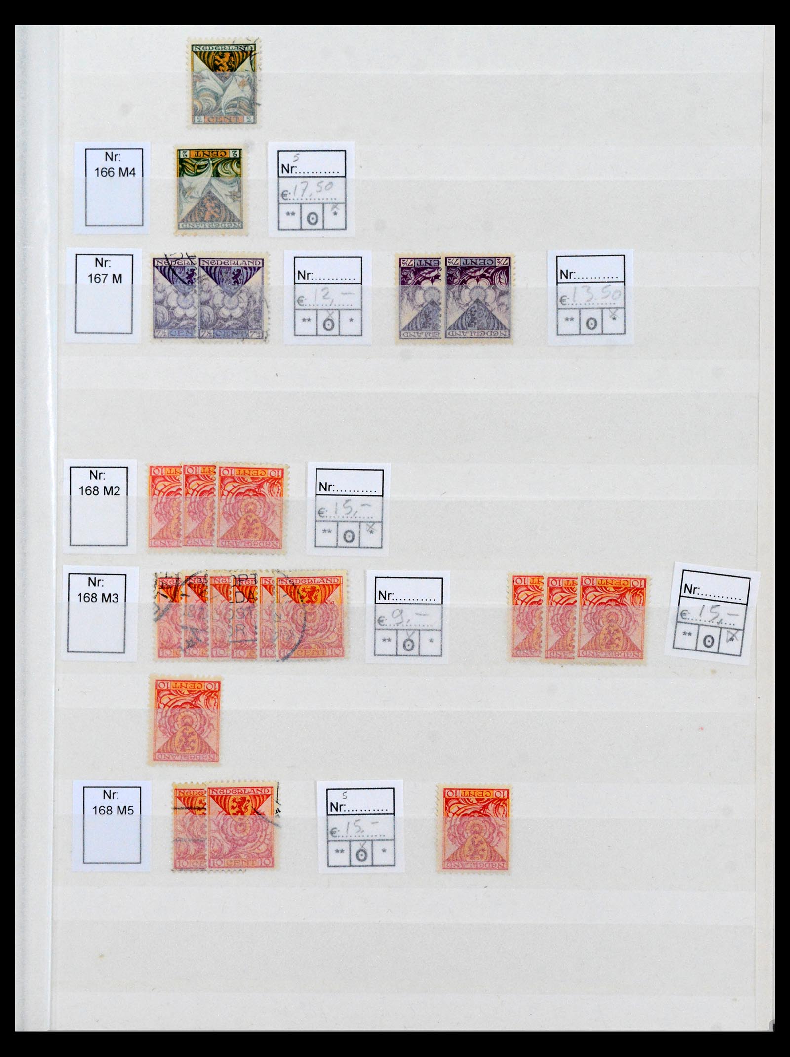 40397 0011 - Postzegel verzameling 40397 Nederland plaatfouten 1867-2007.