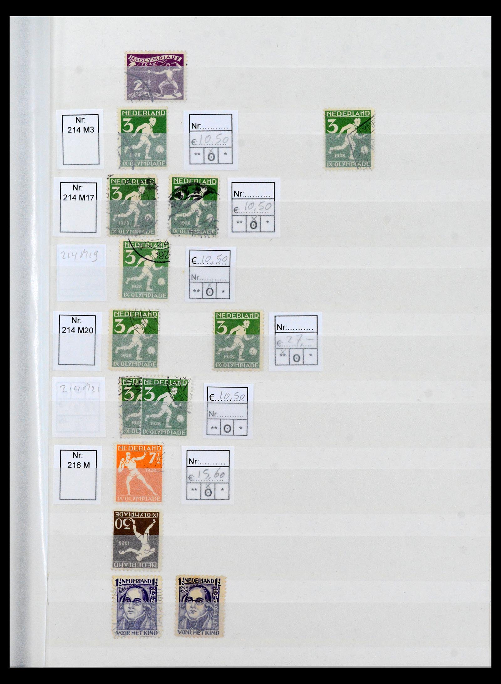 40397 0013 - Postzegel verzameling 40397 Nederland plaatfouten 1867-2007.