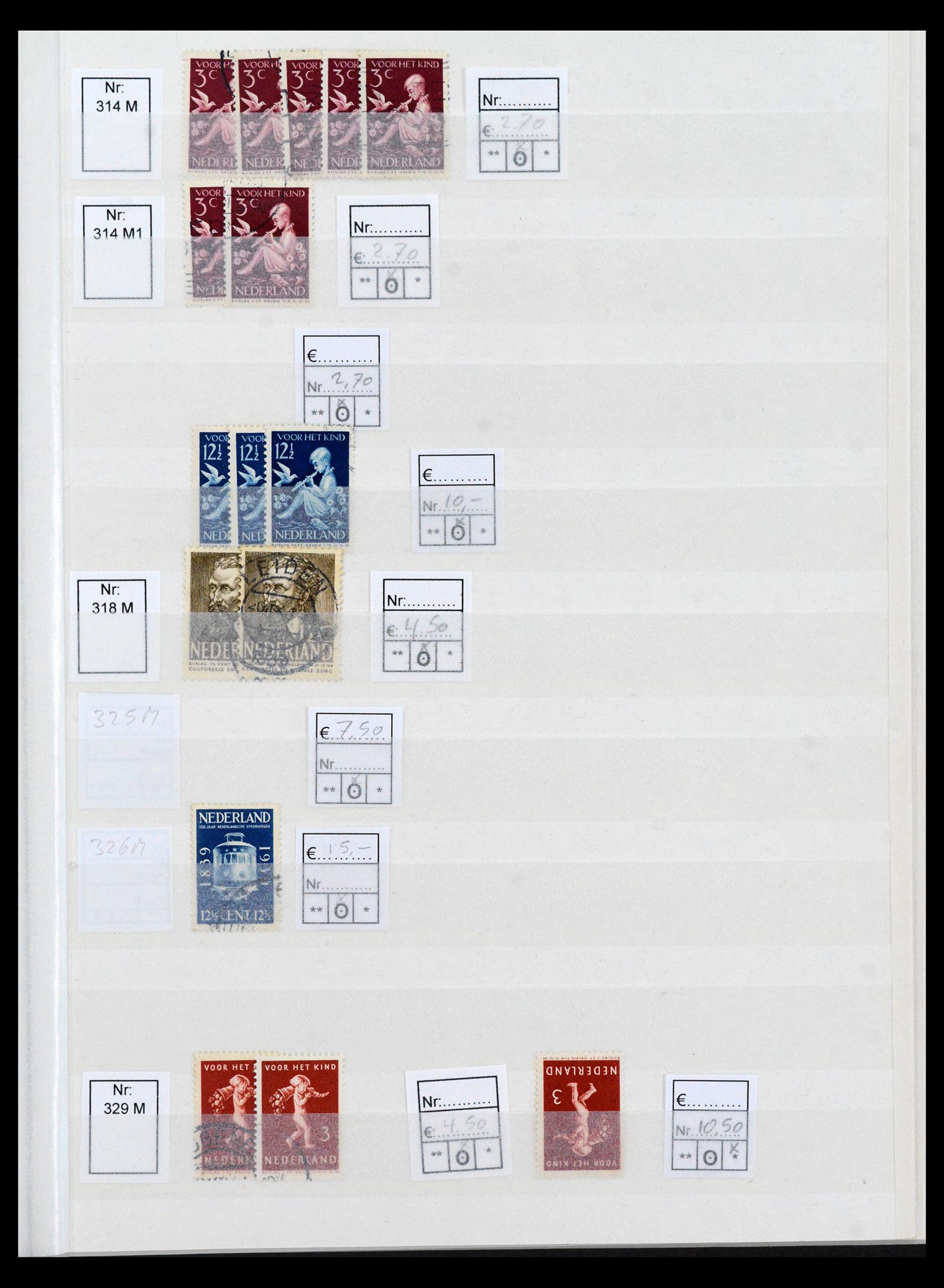 40397 0017 - Postzegel verzameling 40397 Nederland plaatfouten 1867-2007.