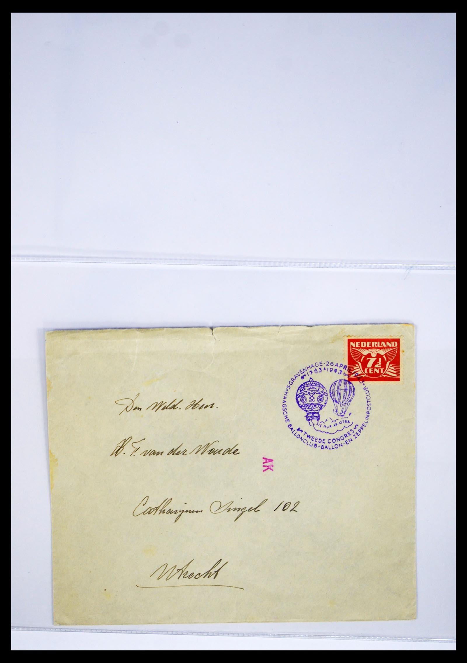 40399 0007 - Stamp collection 40399 Netherlands covers 1925-1960.