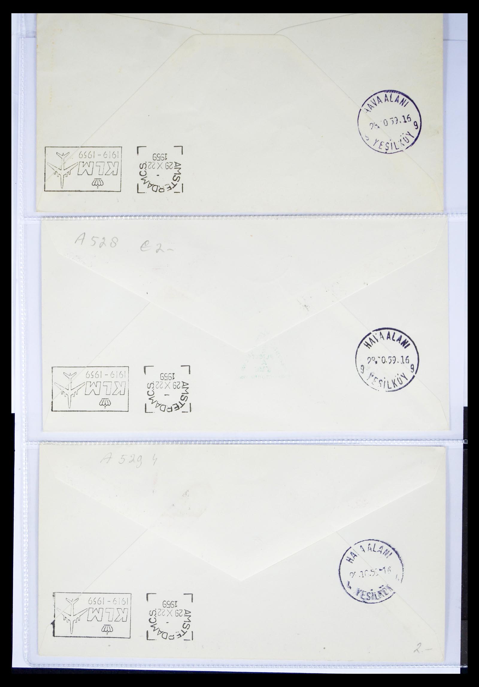 40399 0013 - Stamp collection 40399 Netherlands covers 1925-1960.