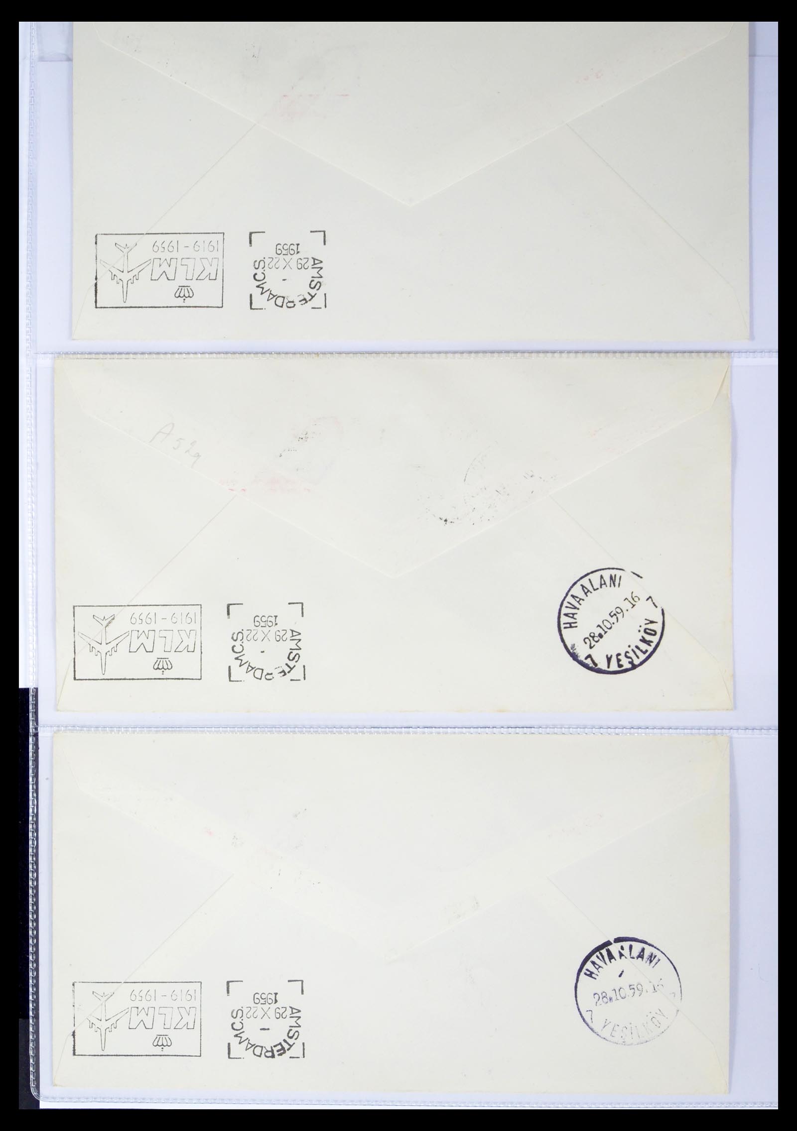 40399 0015 - Stamp collection 40399 Netherlands covers 1925-1960.