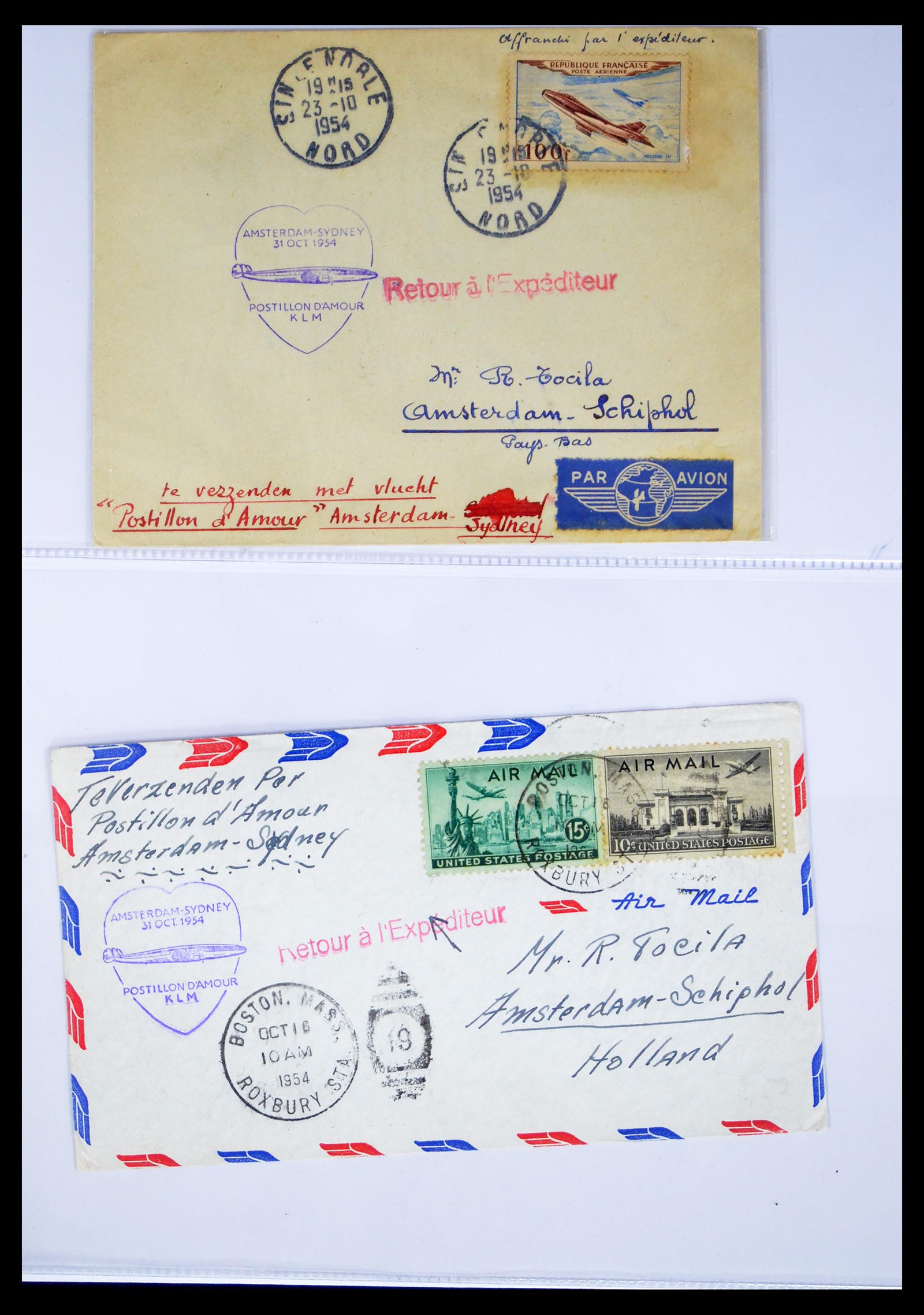 40399 0016 - Stamp collection 40399 Netherlands covers 1925-1960.
