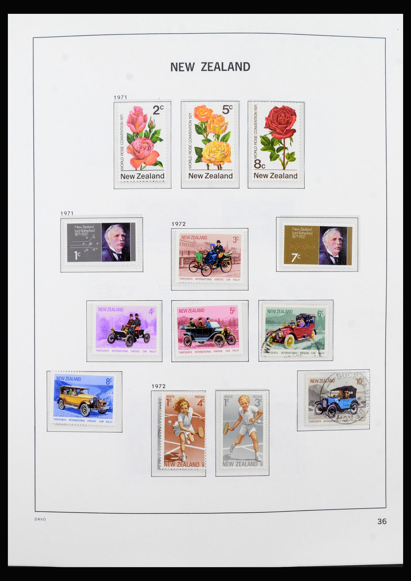 40401 0005 - Postzegel verzameling 40401 Nieuw Zeeland 1969-1993.