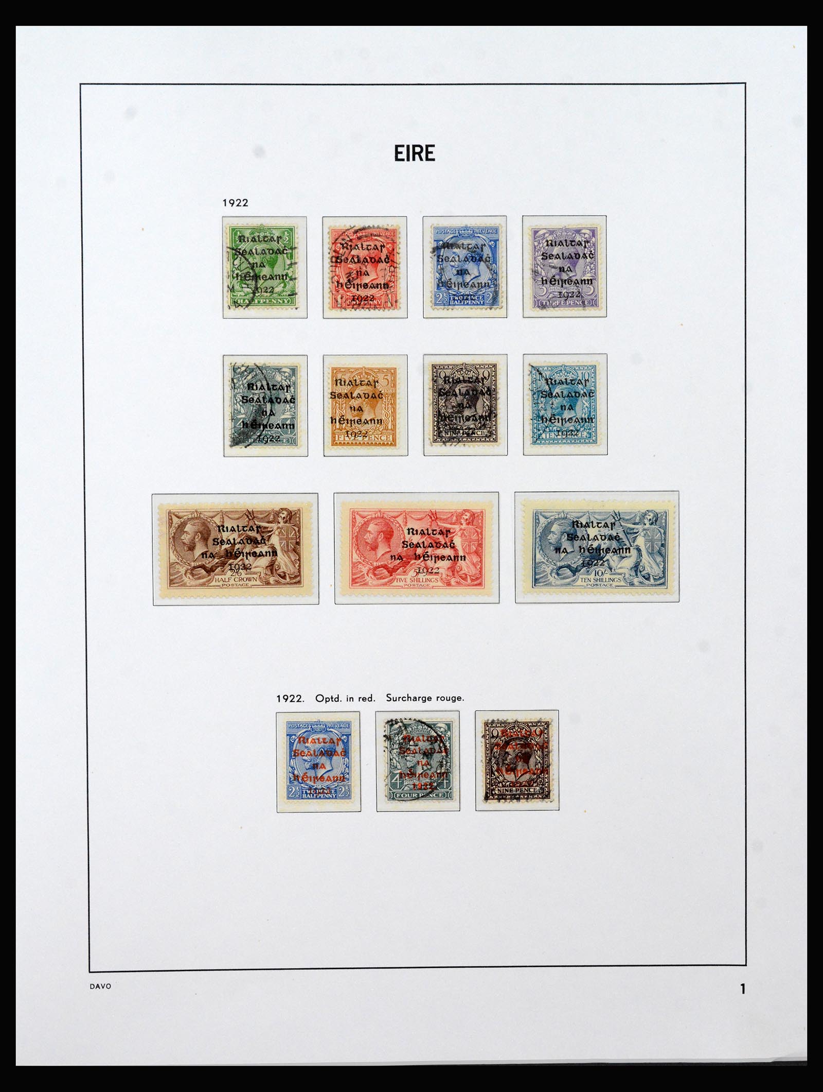 40406 0001 - Stamp collection 40406 Ireland 1922-2010.