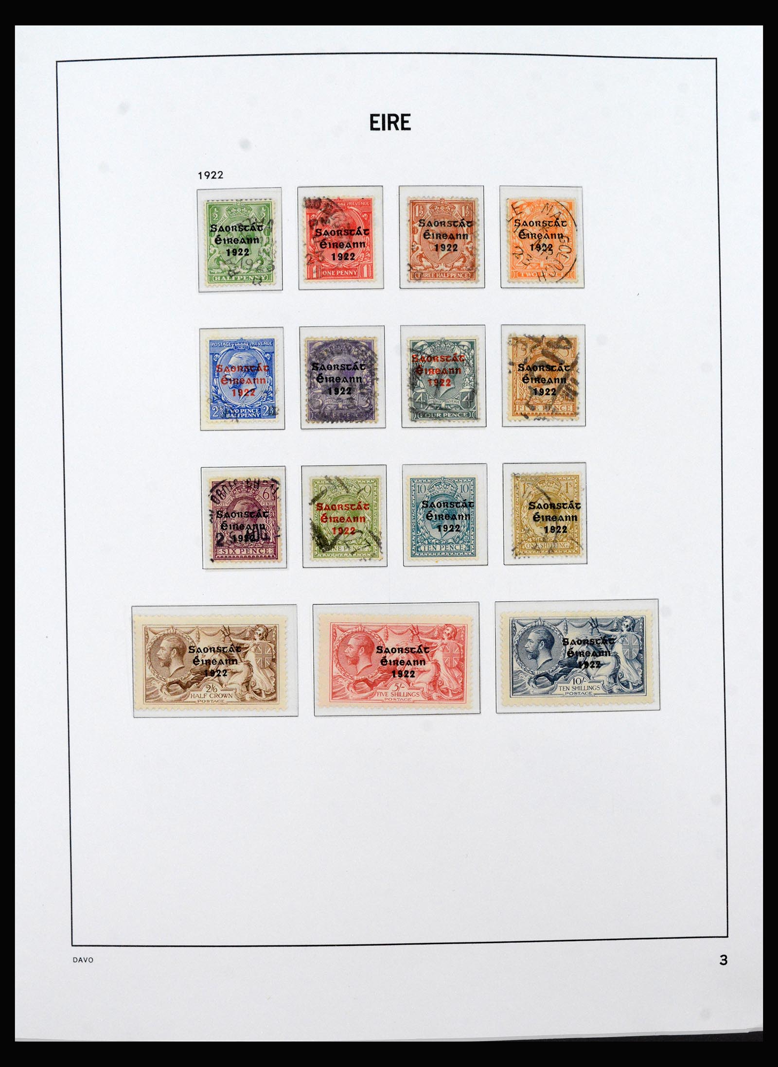 40406 0003 - Stamp collection 40406 Ireland 1922-2010.