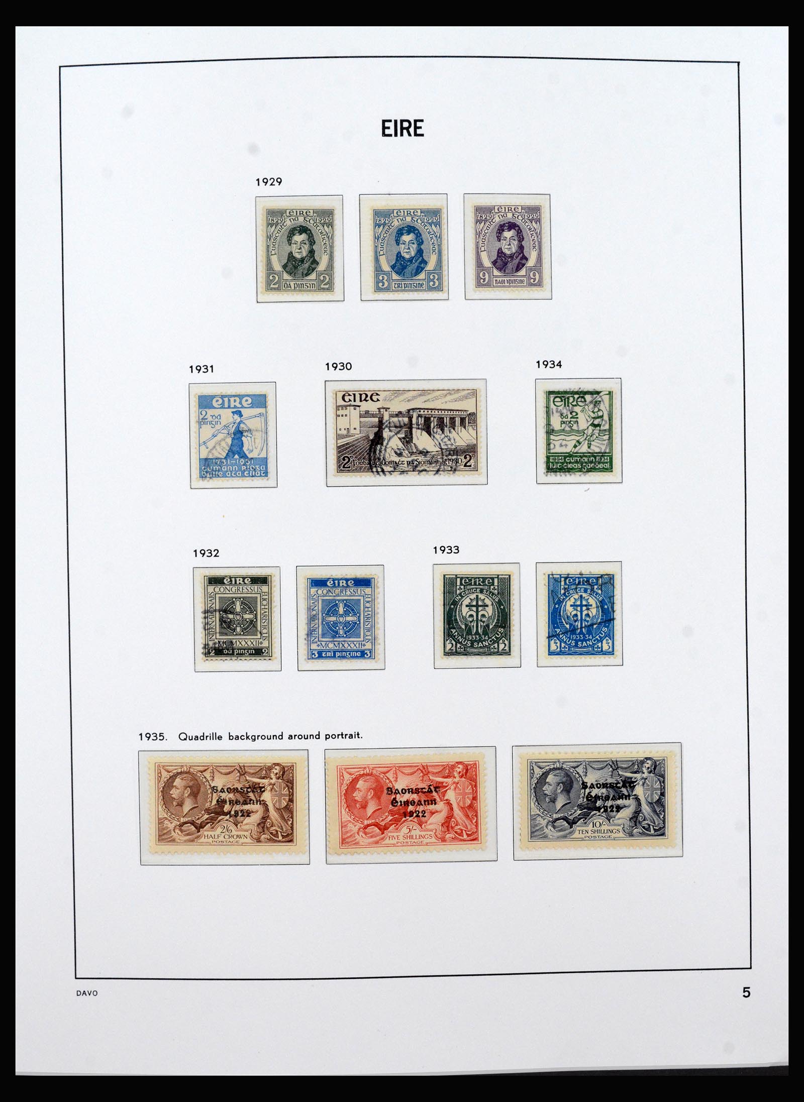 40406 0005 - Stamp collection 40406 Ireland 1922-2010.