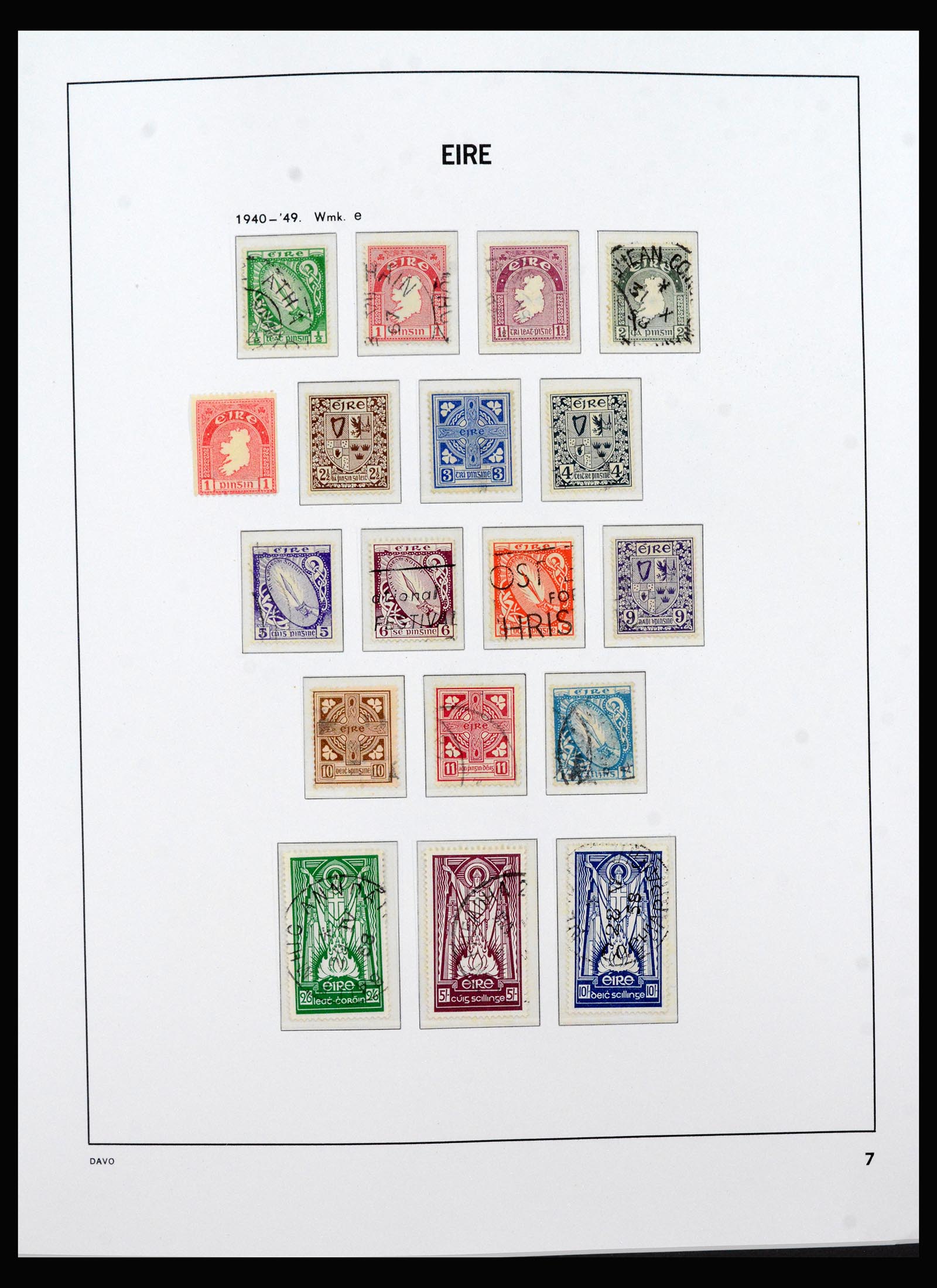 40406 0007 - Stamp collection 40406 Ireland 1922-2010.