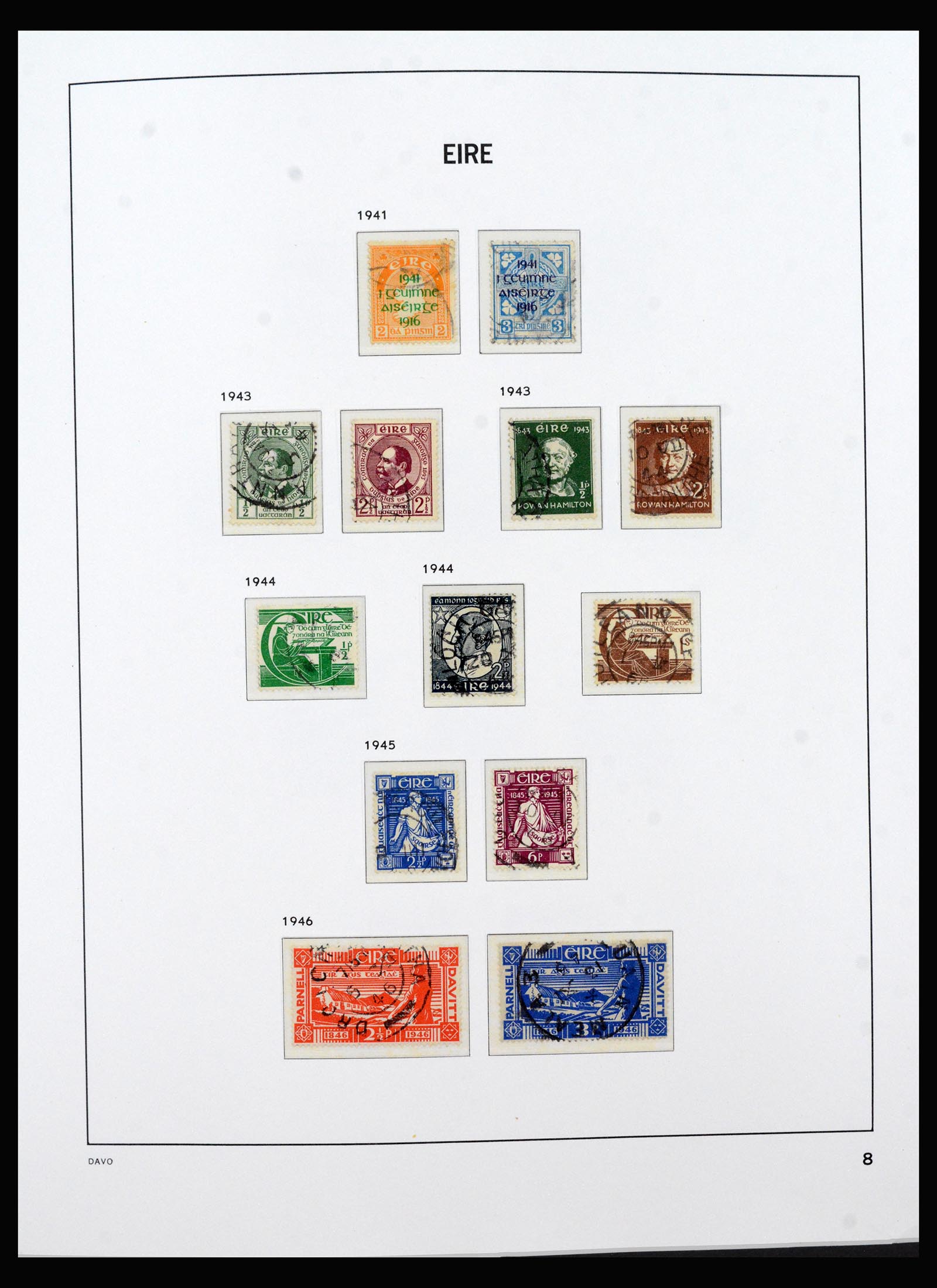 40406 0008 - Stamp collection 40406 Ireland 1922-2010.