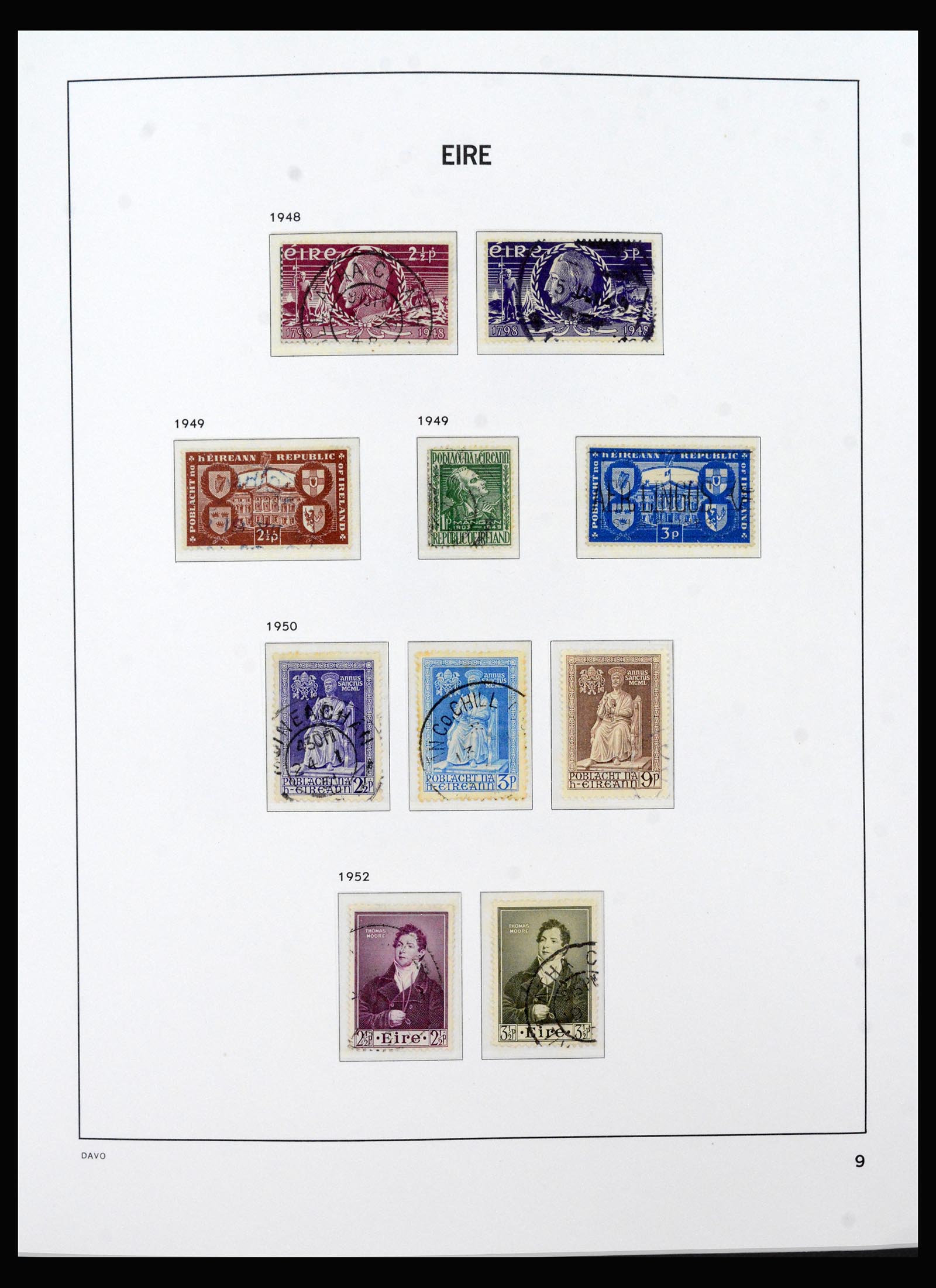 40406 0009 - Stamp collection 40406 Ireland 1922-2010.