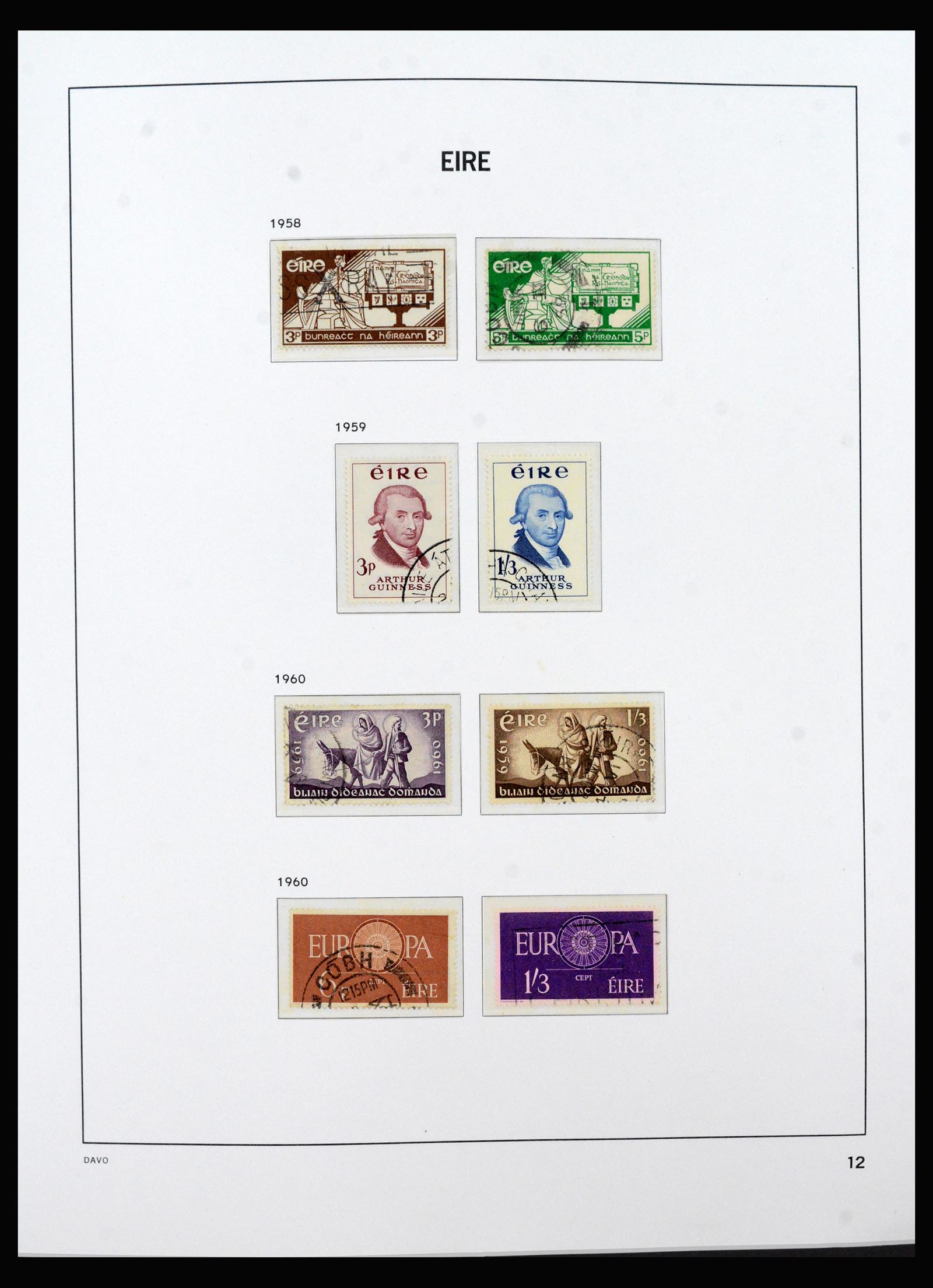 40406 0012 - Stamp collection 40406 Ireland 1922-2010.