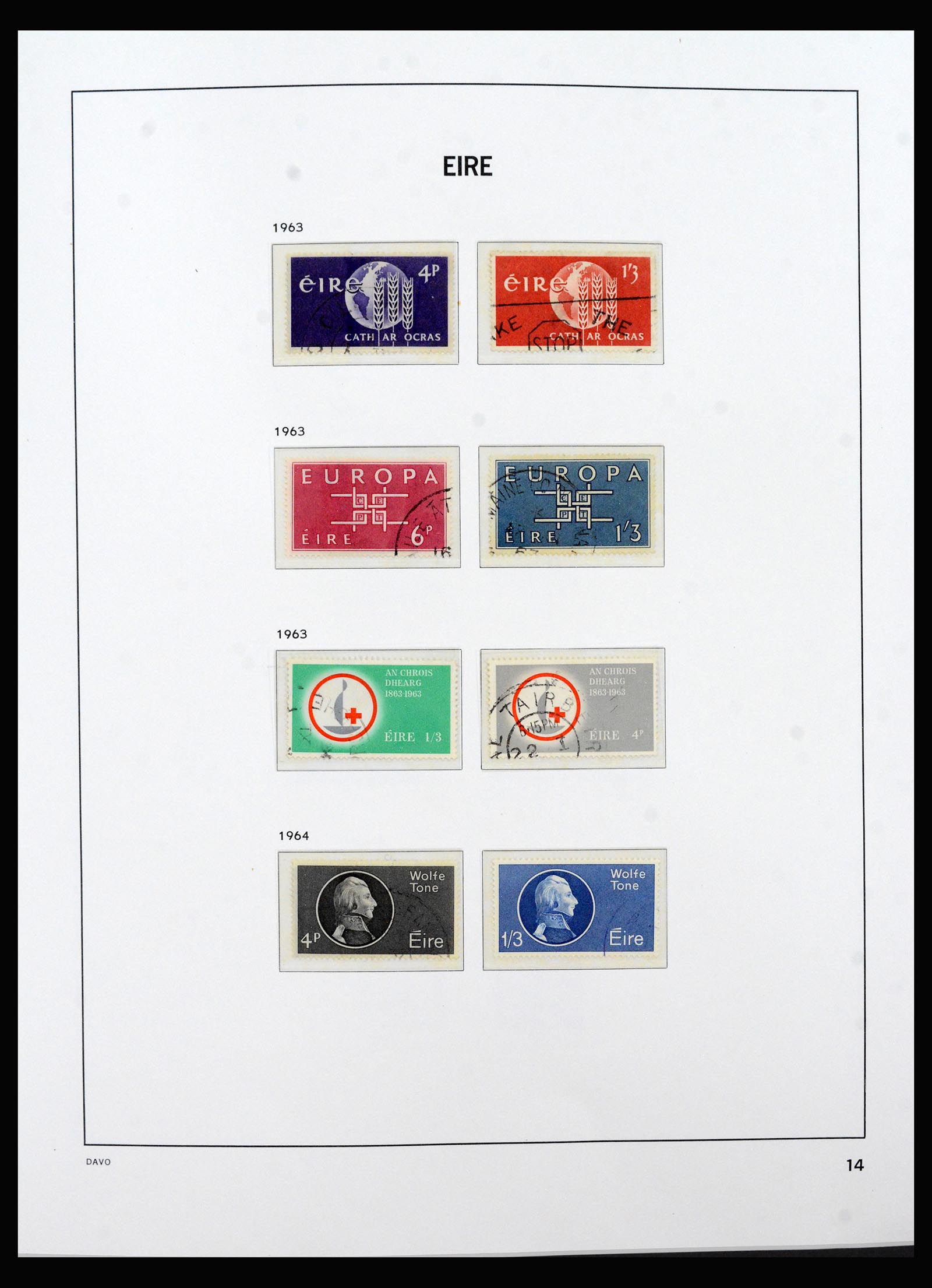 40406 0014 - Stamp collection 40406 Ireland 1922-2010.
