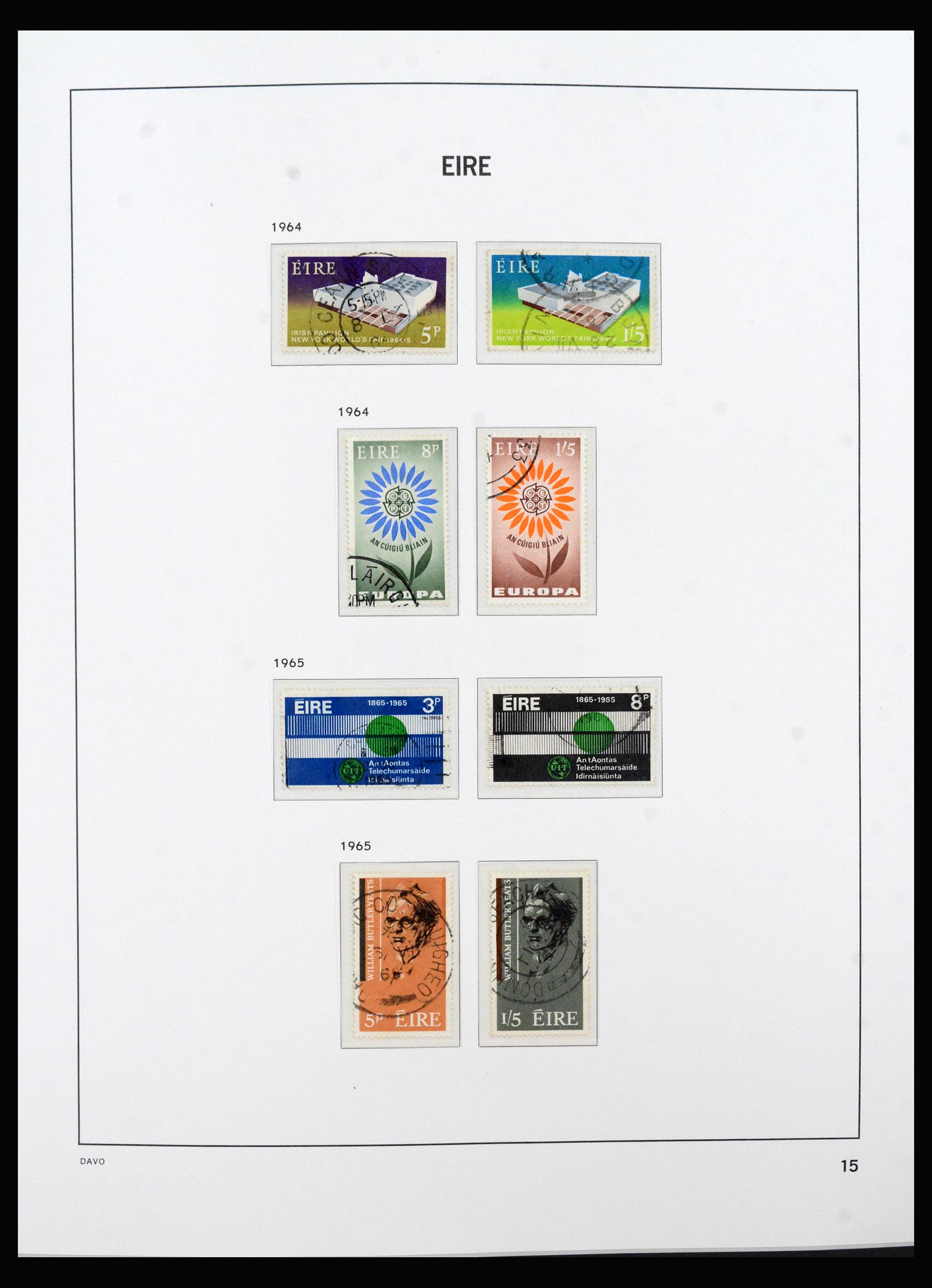 40406 0015 - Stamp collection 40406 Ireland 1922-2010.