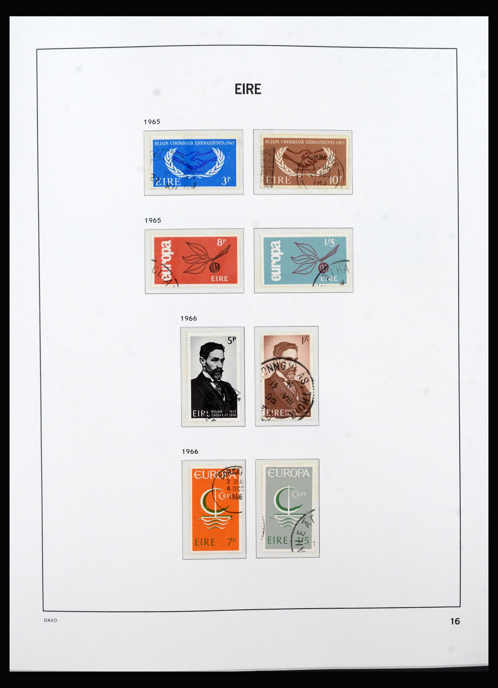 40406 0016 - Stamp collection 40406 Ireland 1922-2010.