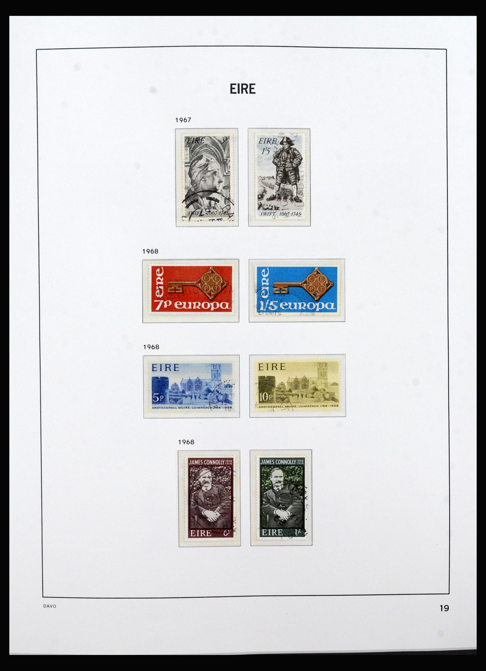 40406 0019 - Stamp collection 40406 Ireland 1922-2010.