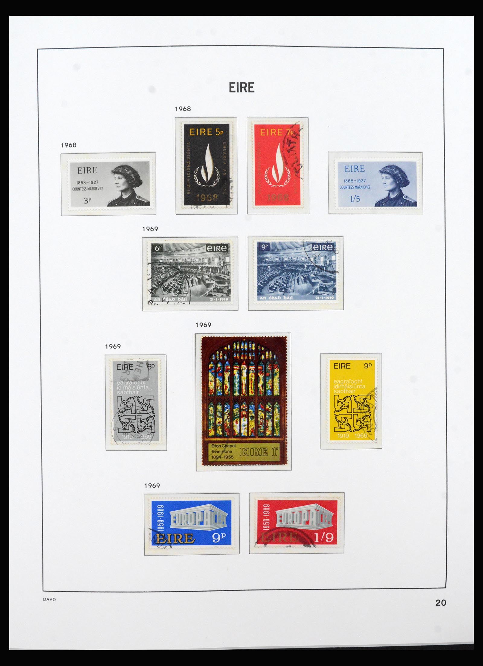 40406 0020 - Stamp collection 40406 Ireland 1922-2010.