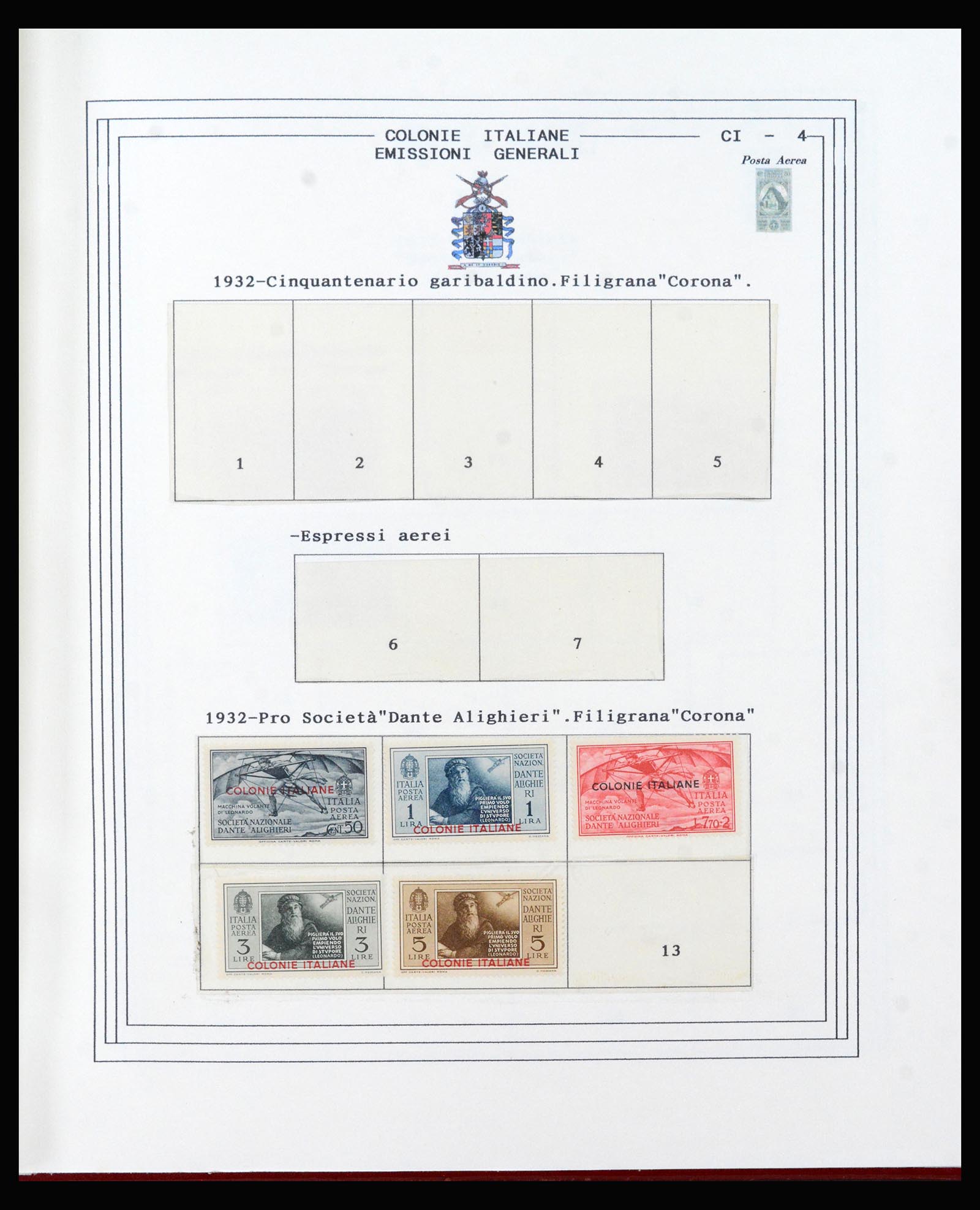 40410 0004 - Postzegel verzameling 40410 Italiaanse koloniën 1893-1941.