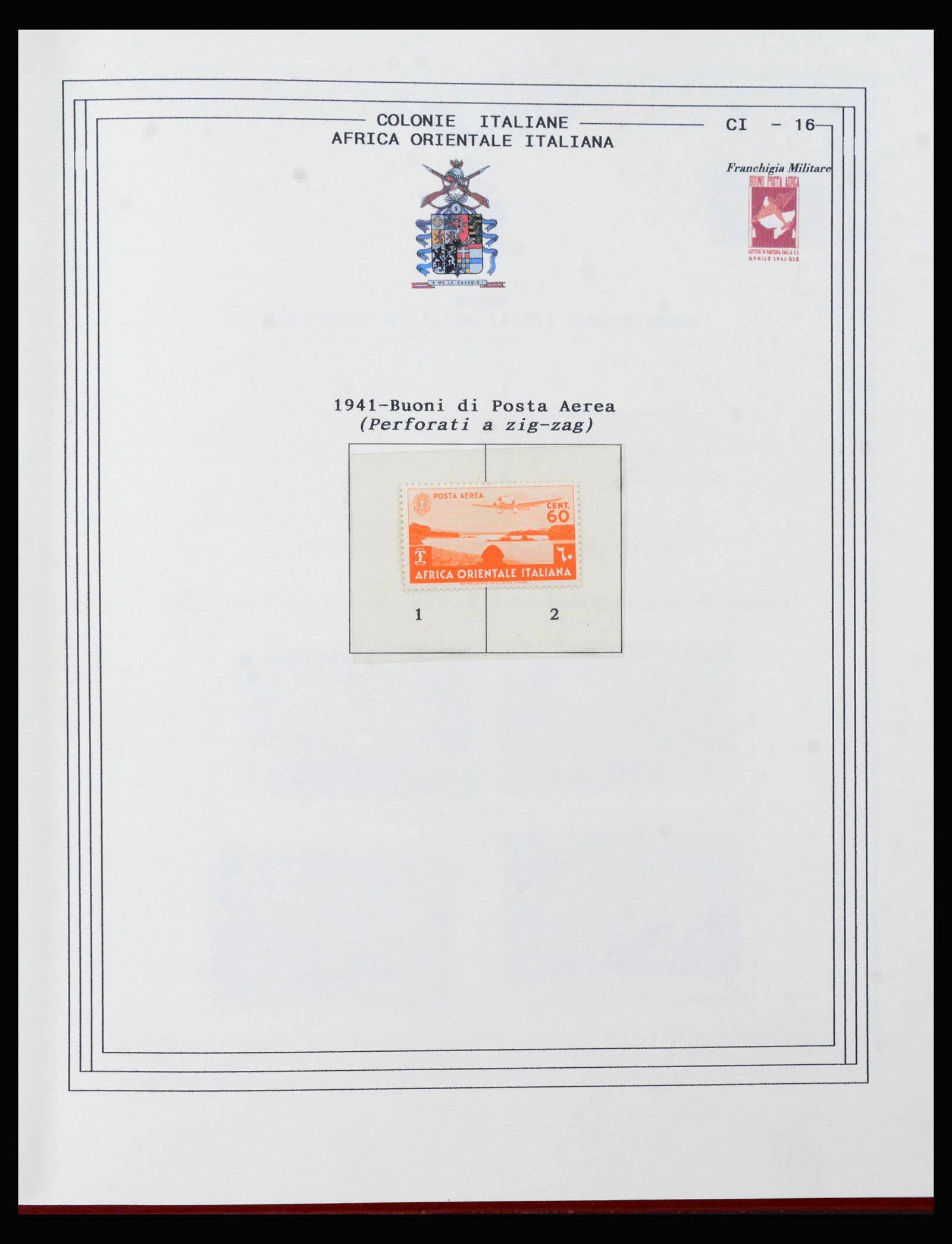 40410 0016 - Postzegel verzameling 40410 Italiaanse koloniën 1893-1941.