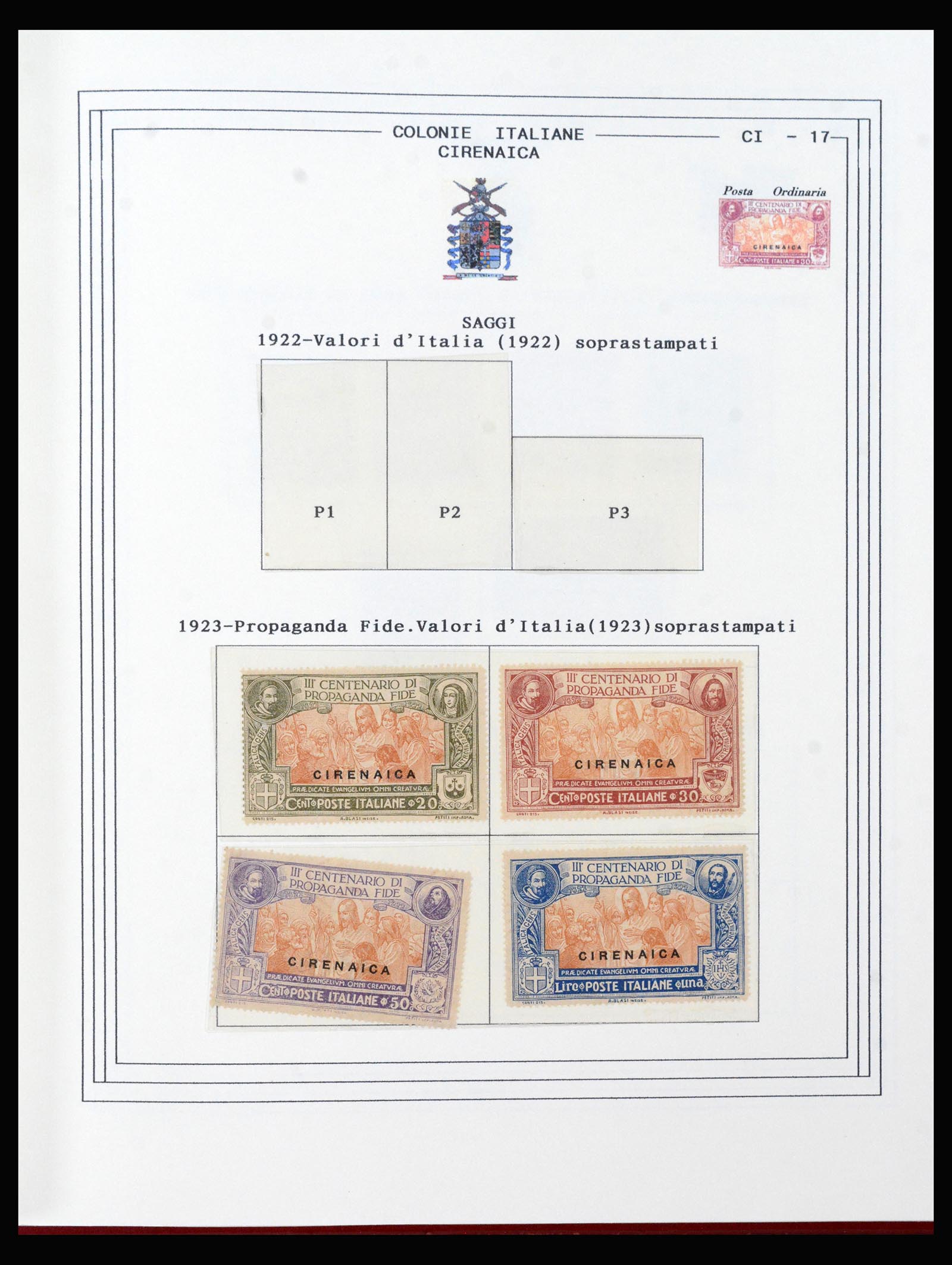40410 0017 - Postzegel verzameling 40410 Italiaanse koloniën 1893-1941.