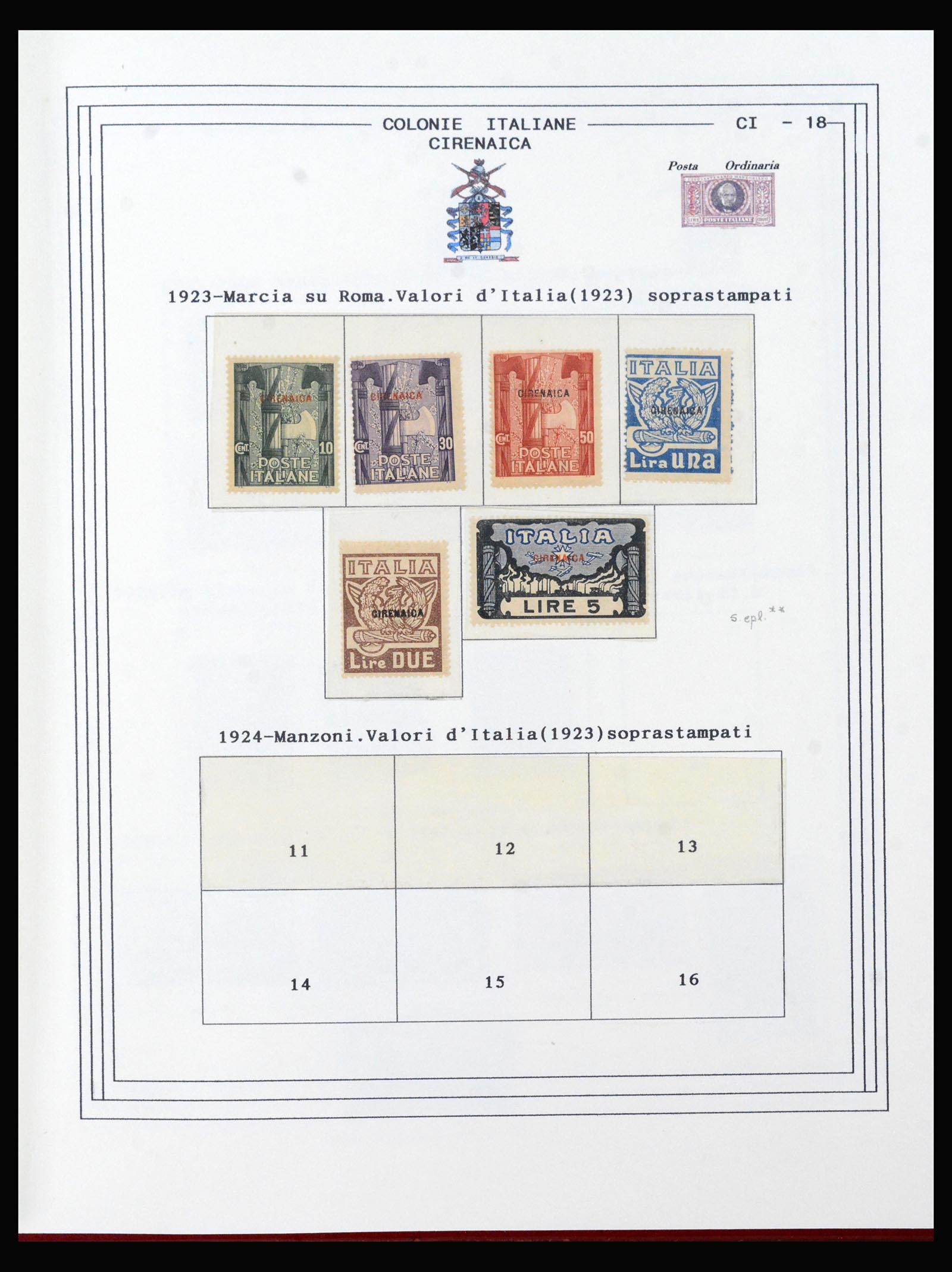 40410 0018 - Postzegel verzameling 40410 Italiaanse koloniën 1893-1941.