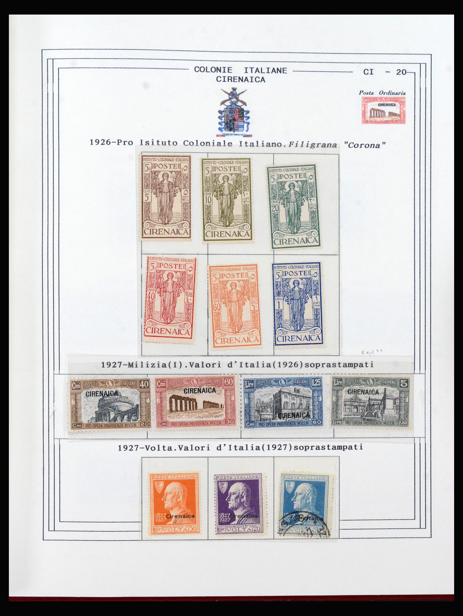 40410 0020 - Postzegel verzameling 40410 Italiaanse koloniën 1893-1941.