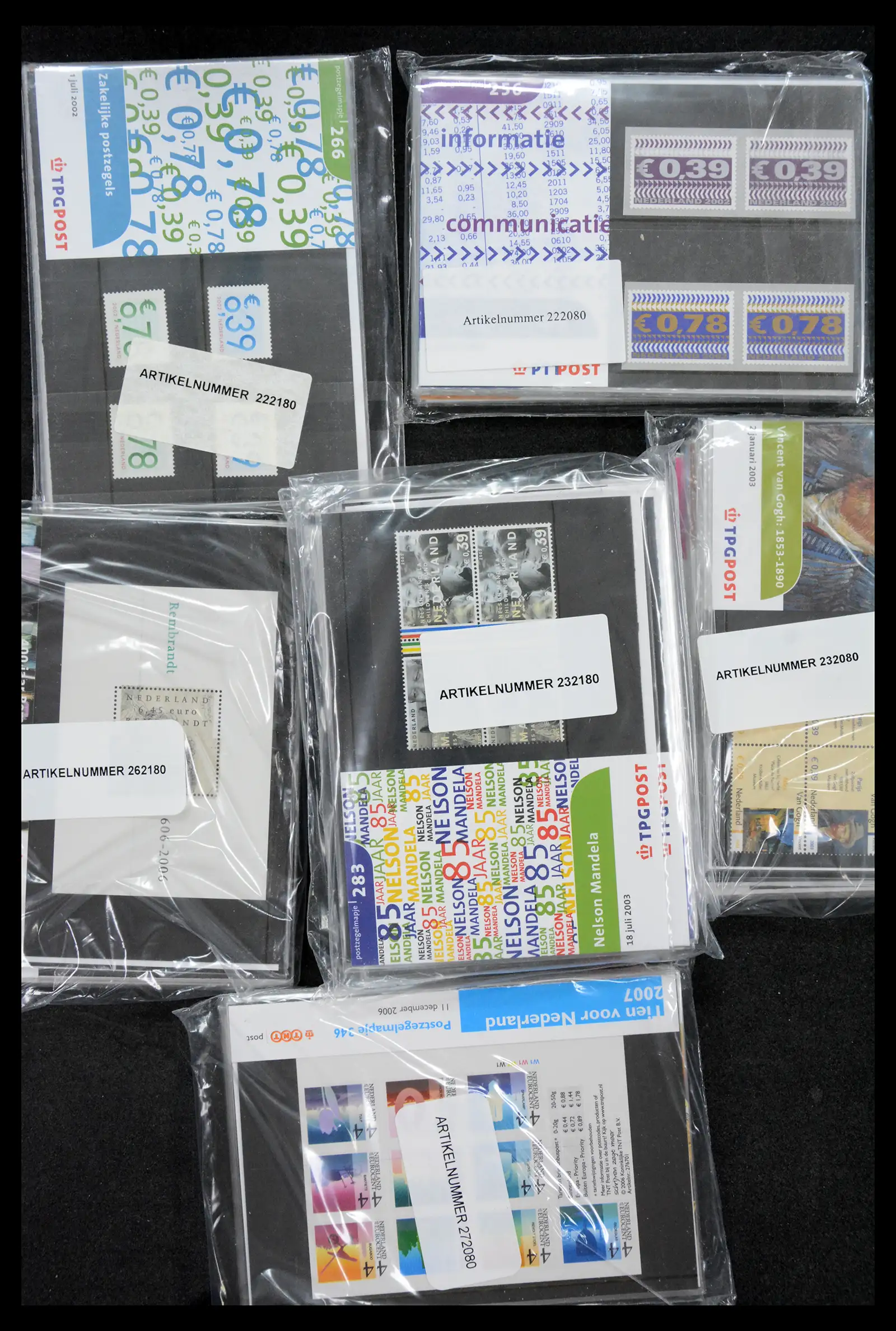 40413 0008 - Stamp collection 40413 Netherlands presentation packs 2002-june 2024 com