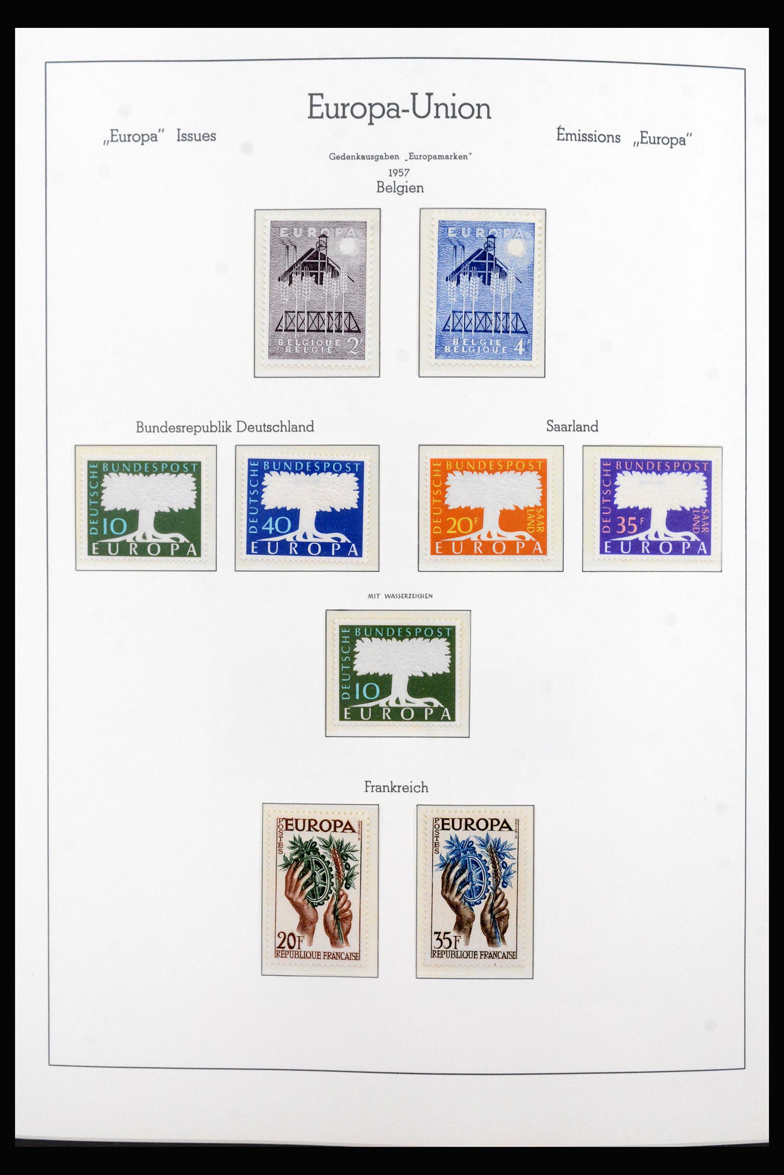 40416 0002 - Postzegel verzameling 40416 Europa CEPT 1956-1991.