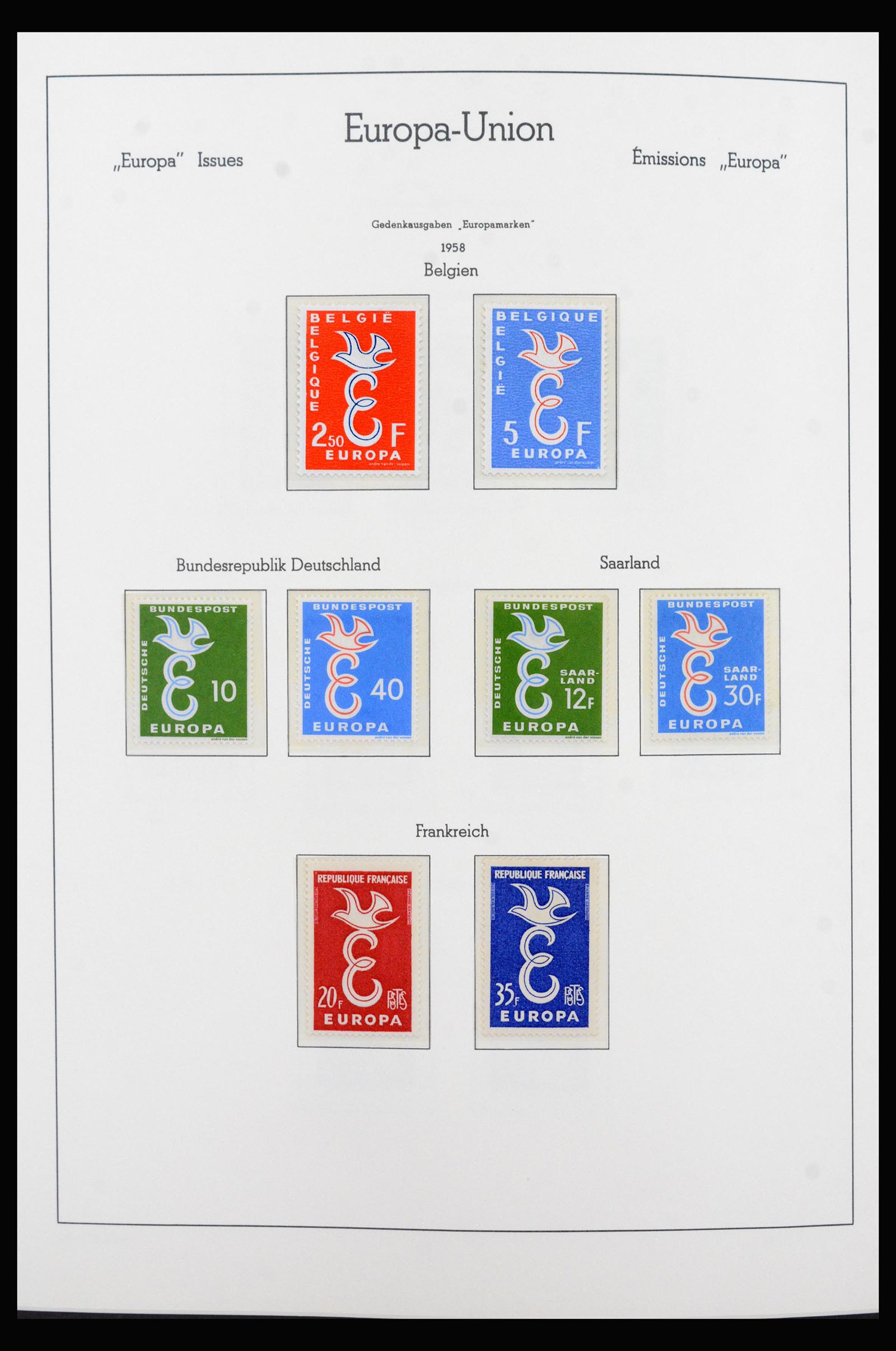 40416 0004 - Postzegel verzameling 40416 Europa CEPT 1956-1991.
