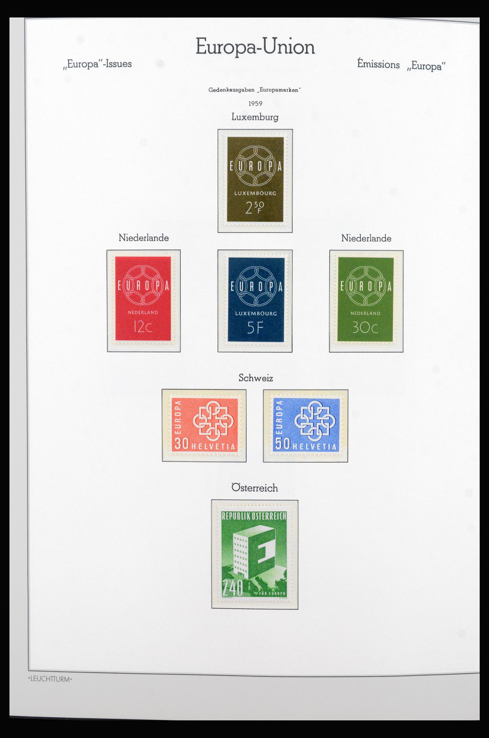 40416 0007 - Postzegel verzameling 40416 Europa CEPT 1956-1991.