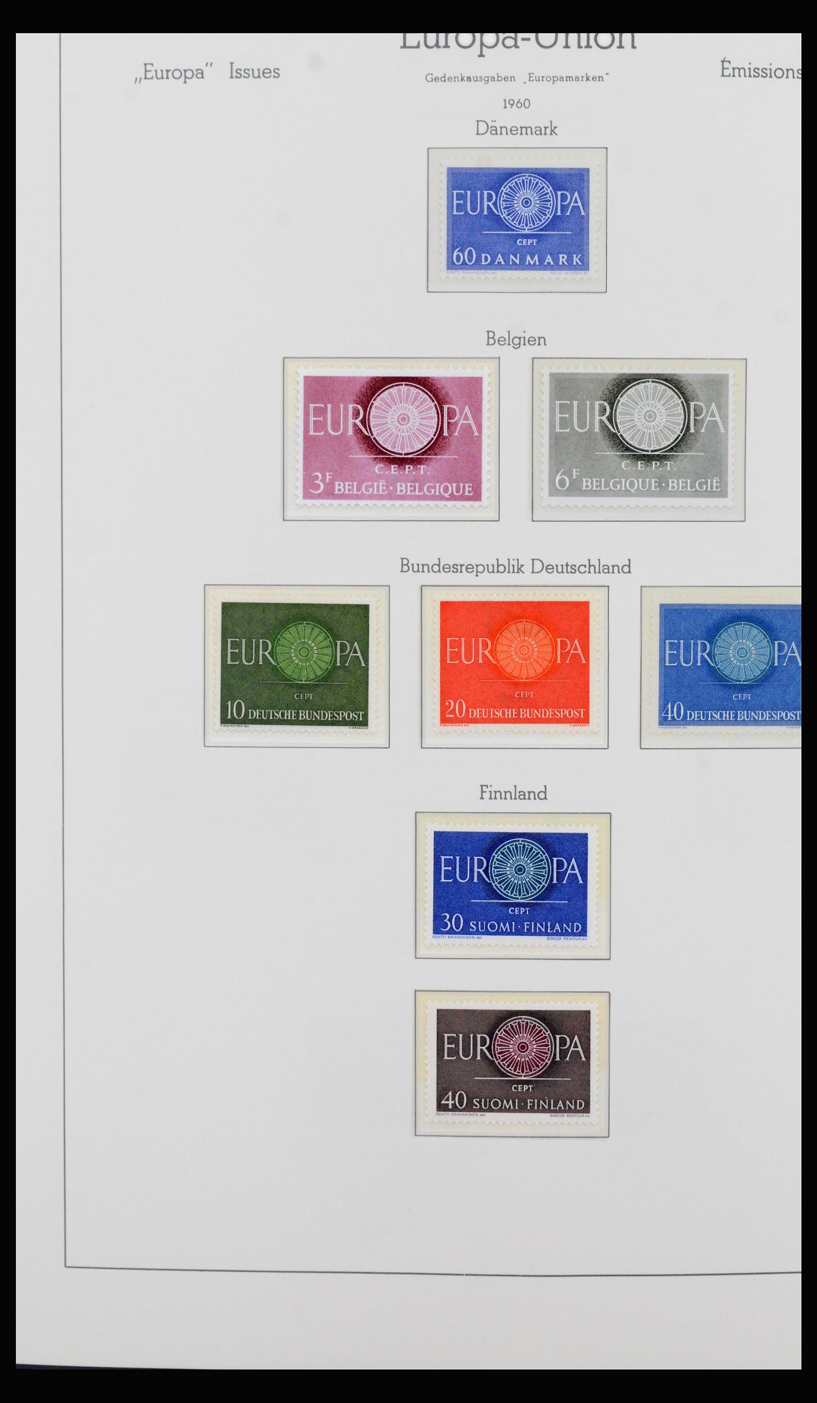 40416 0008 - Postzegel verzameling 40416 Europa CEPT 1956-1991.