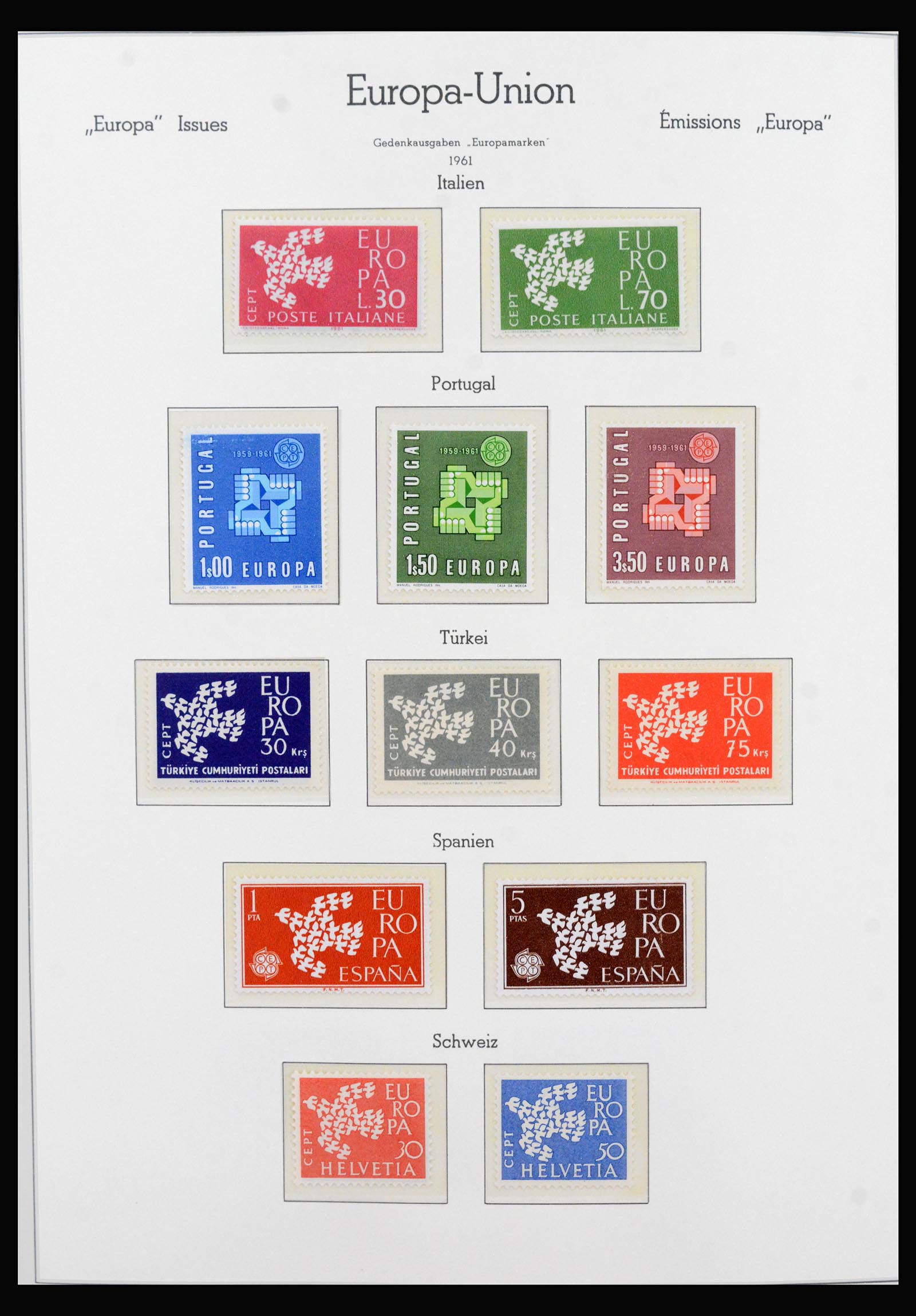 40416 0014 - Postzegel verzameling 40416 Europa CEPT 1956-1991.