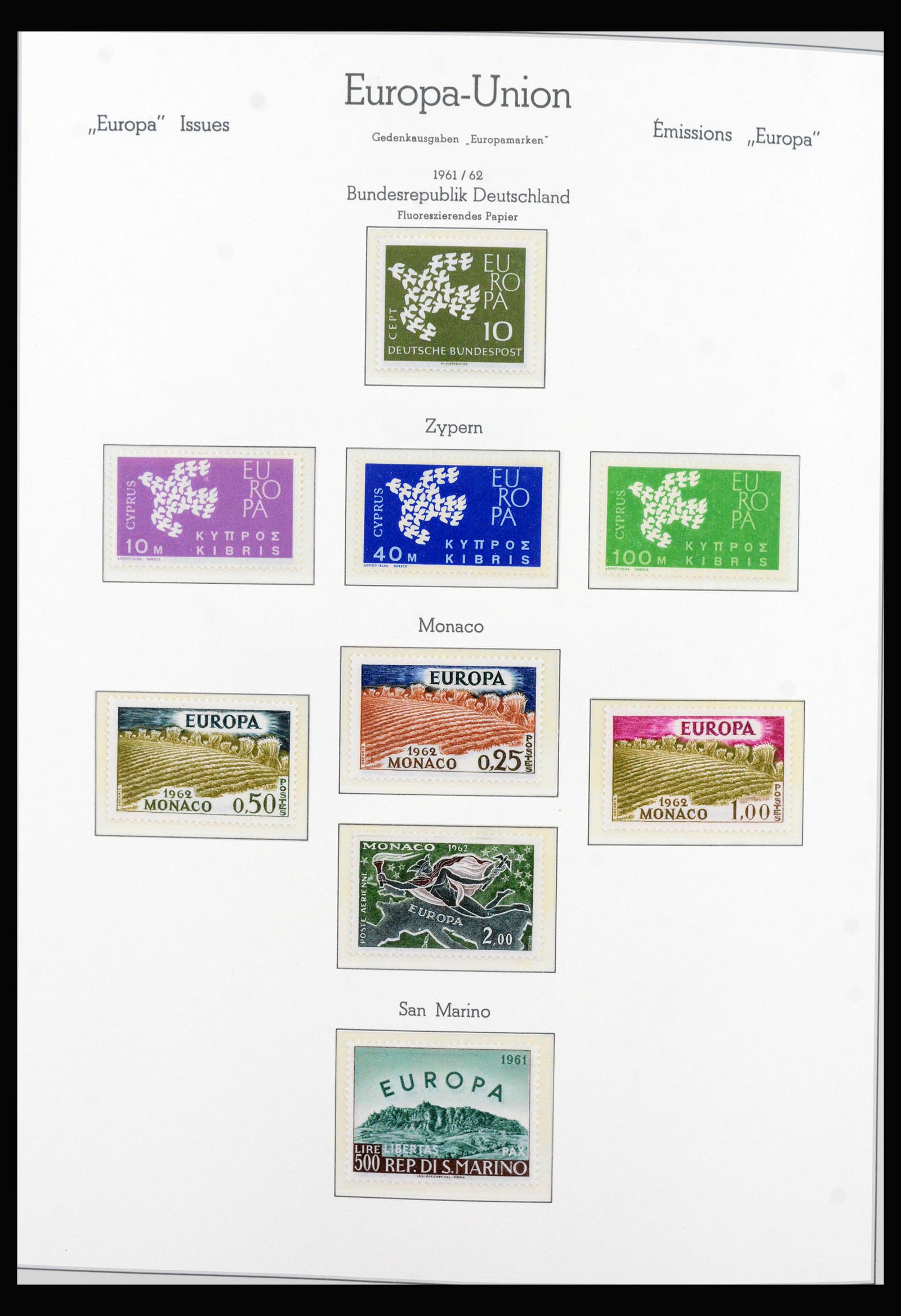 40416 0017 - Postzegel verzameling 40416 Europa CEPT 1956-1991.