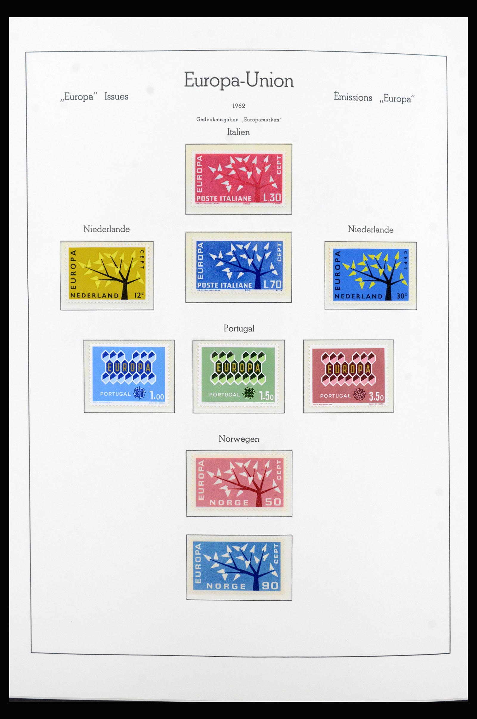 40416 0020 - Postzegel verzameling 40416 Europa CEPT 1956-1991.