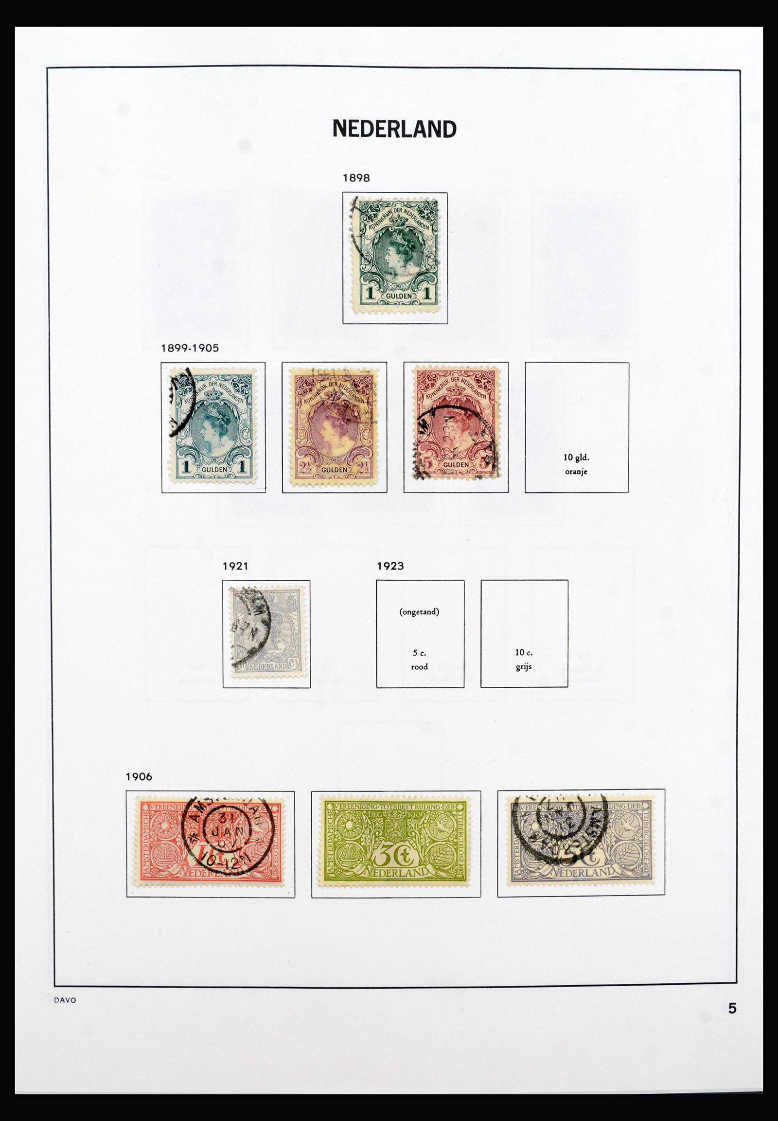 40419 0005 - Stamp collection 40419 Netherlands 1852-1980.