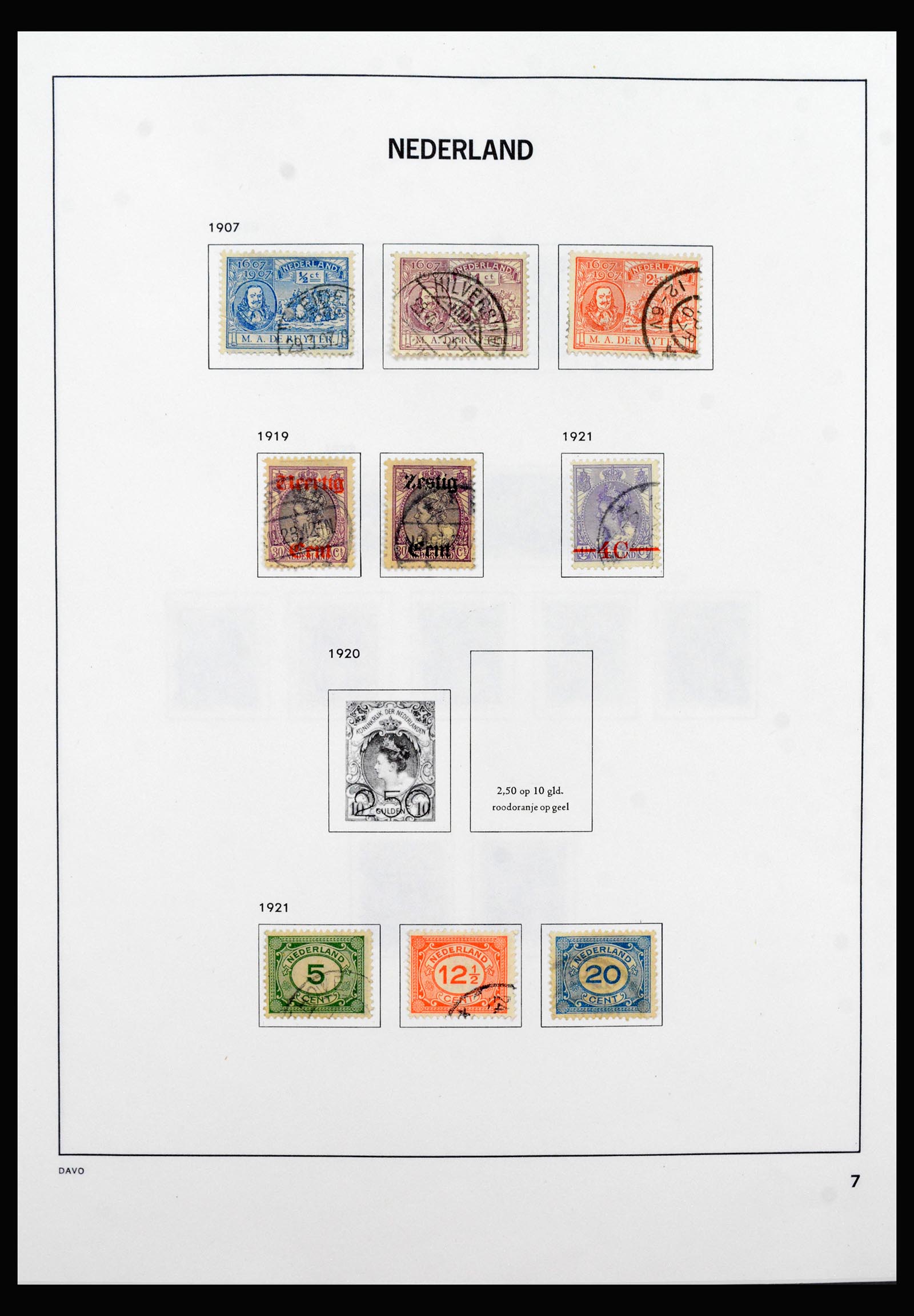 40419 0007 - Stamp collection 40419 Netherlands 1852-1980.