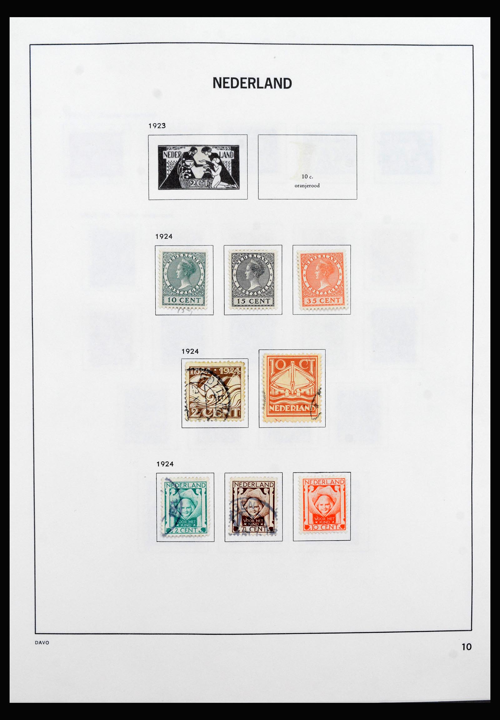 40419 0010 - Stamp collection 40419 Netherlands 1852-1980.
