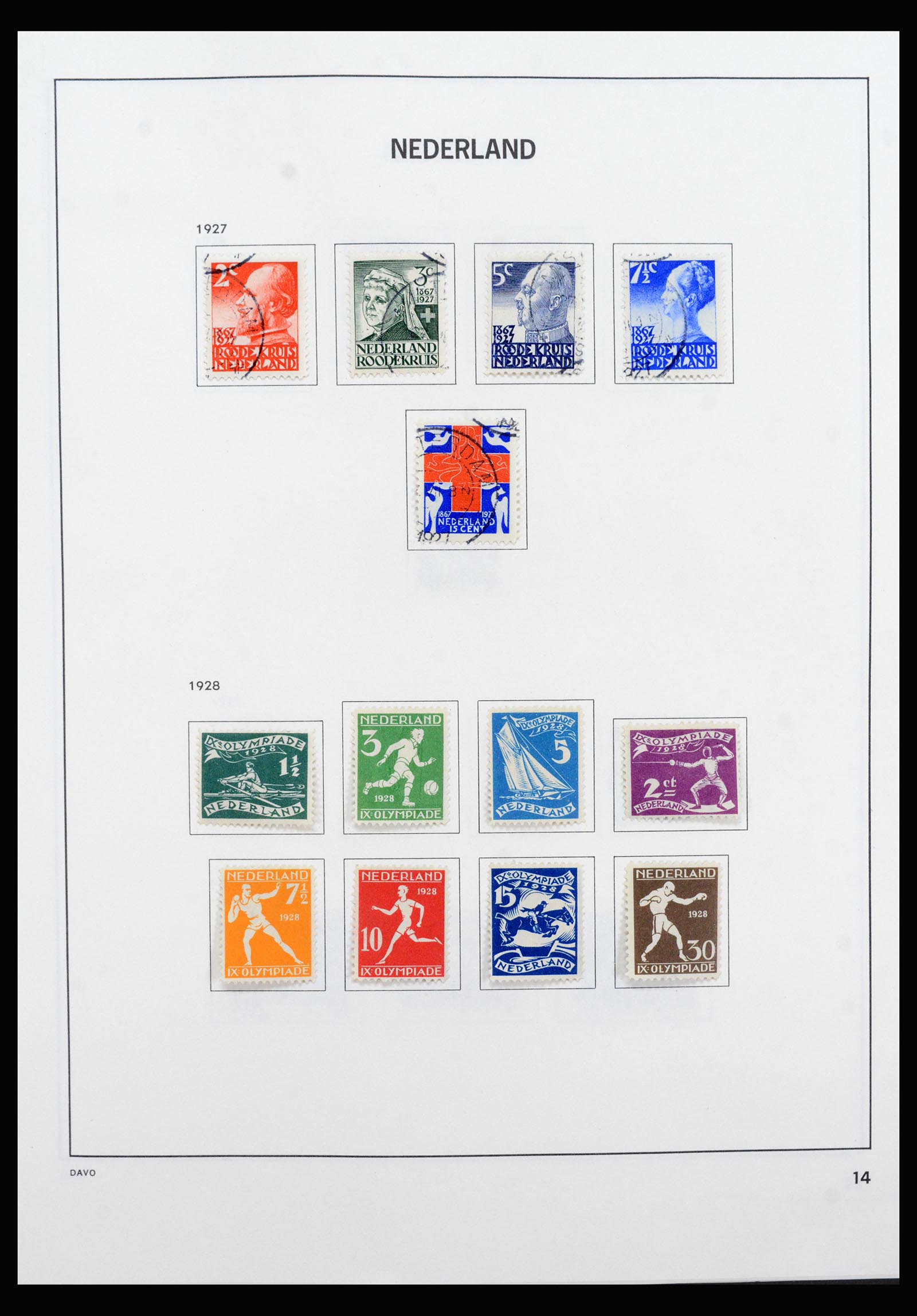 40419 0014 - Stamp collection 40419 Netherlands 1852-1980.
