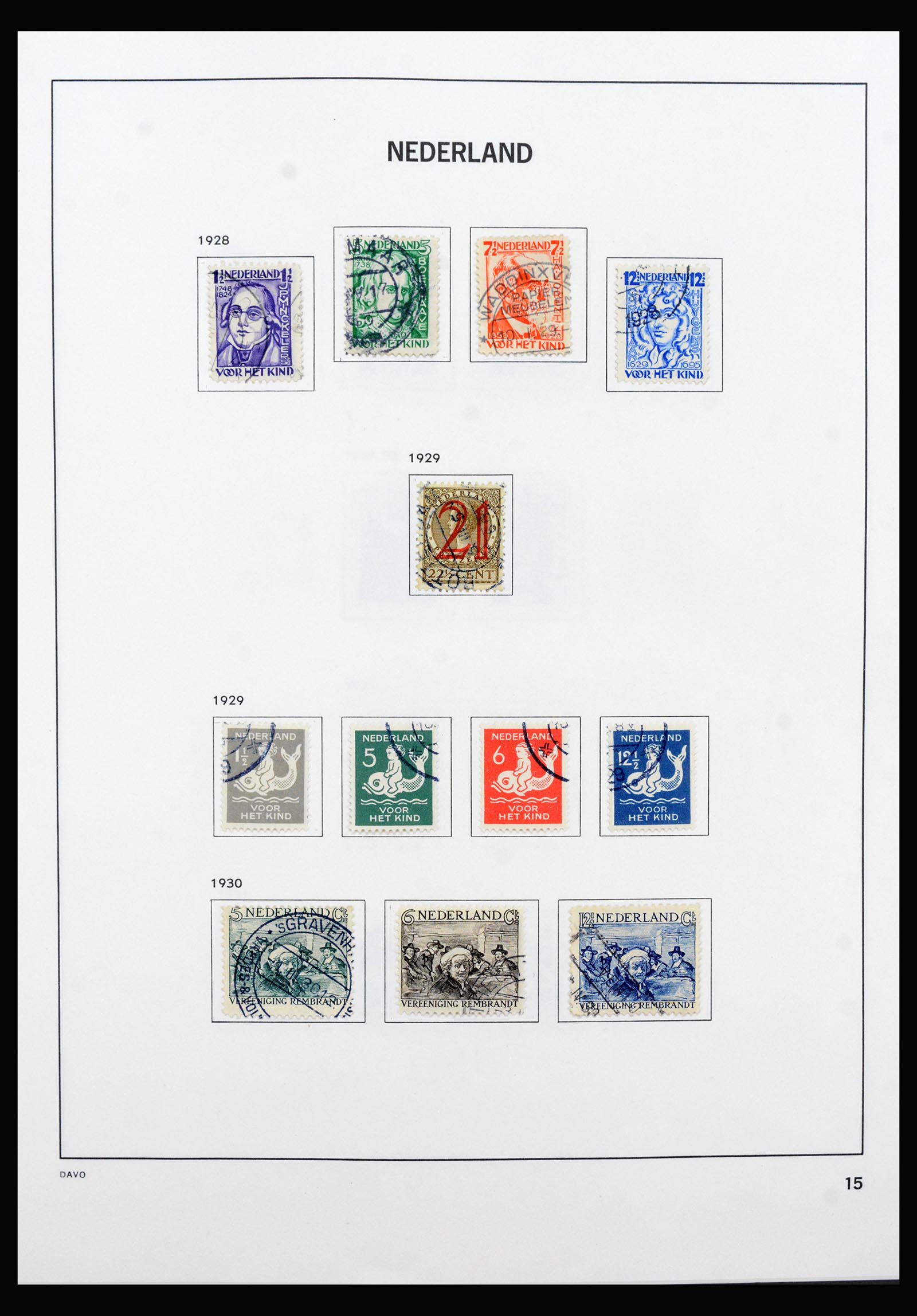 40419 0015 - Stamp collection 40419 Netherlands 1852-1980.