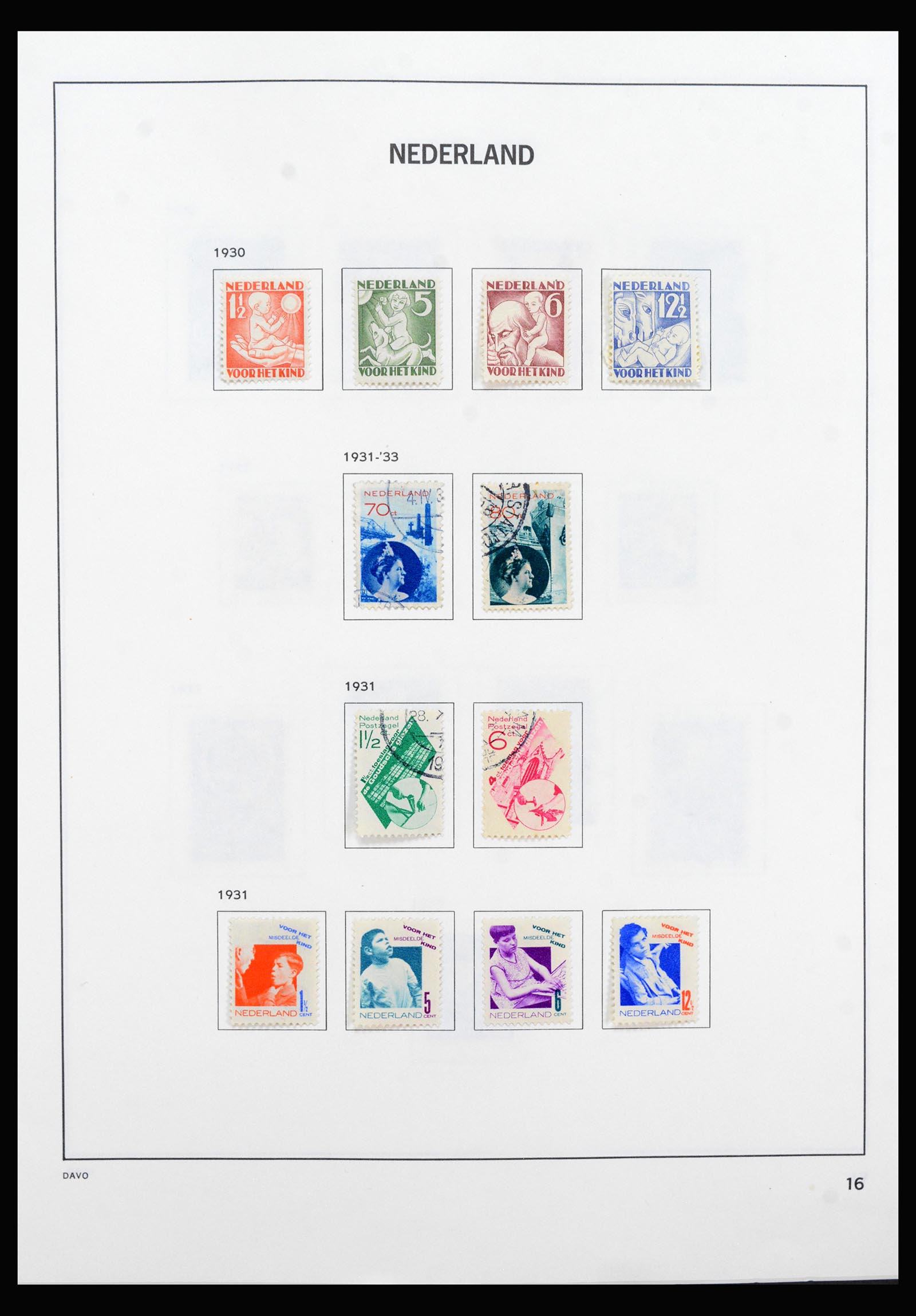 40419 0016 - Stamp collection 40419 Netherlands 1852-1980.