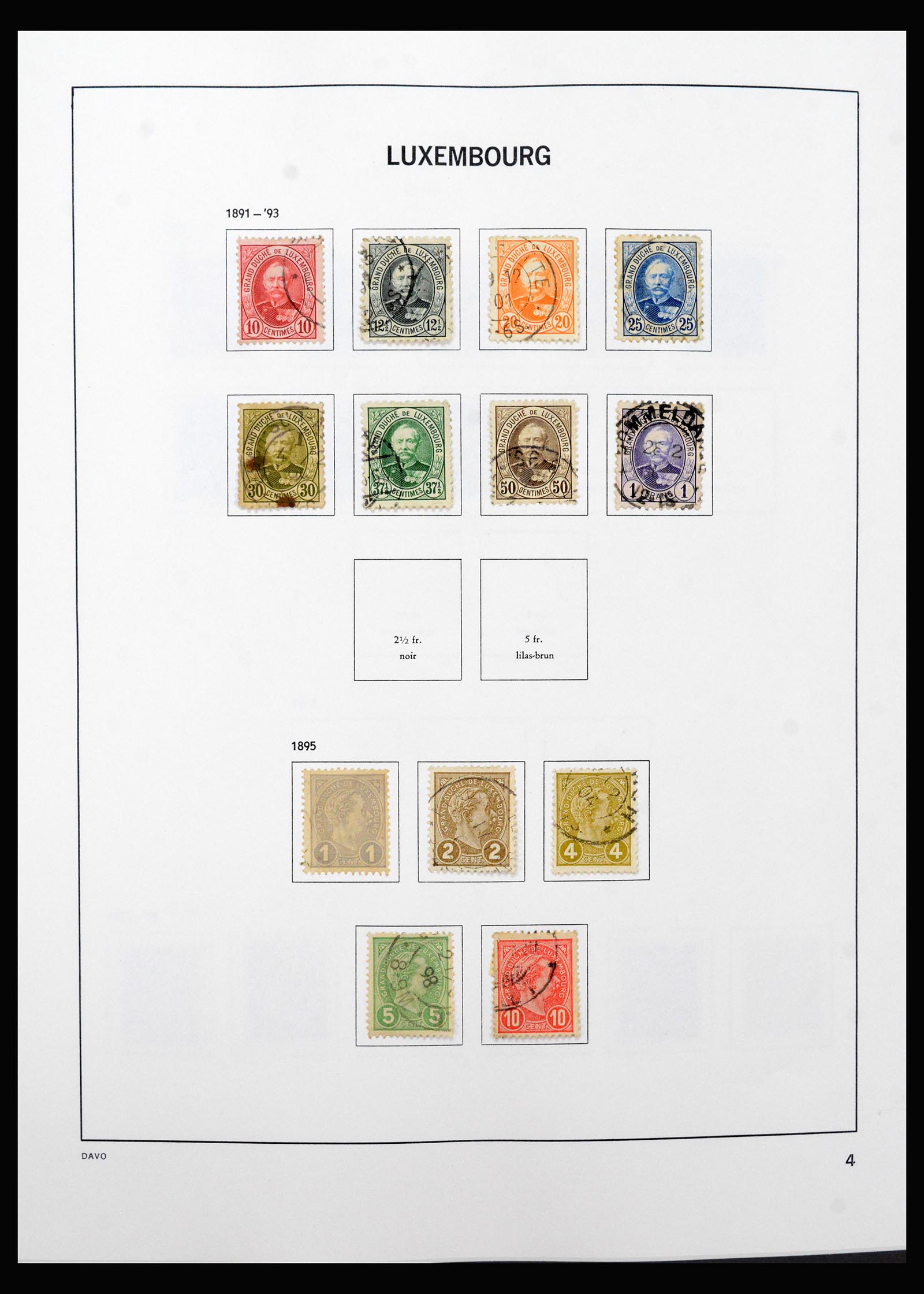 40421 0004 - Stamp collection 40421 Luxembourg 1852-1999.