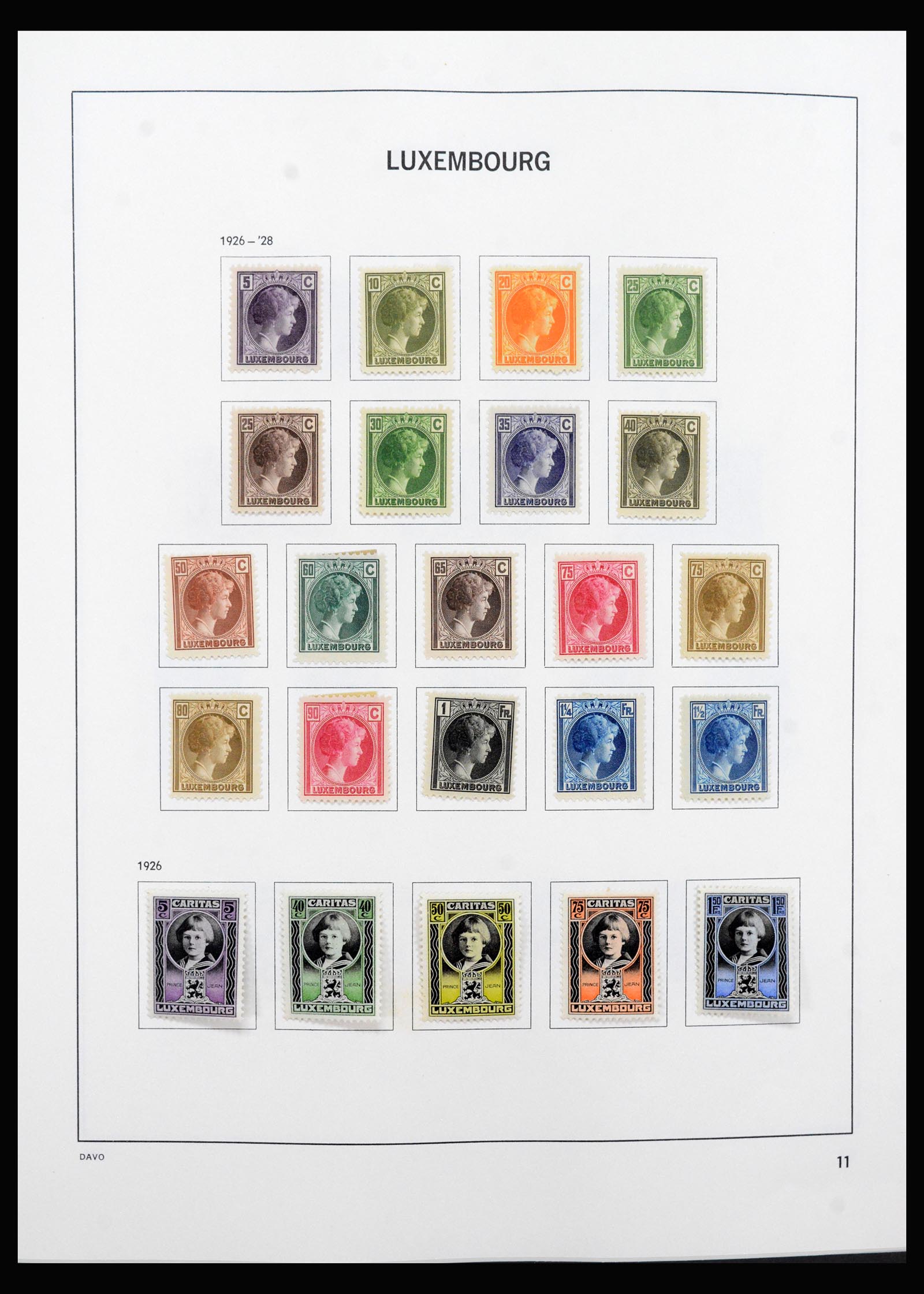40421 0011 - Stamp collection 40421 Luxembourg 1852-1999.