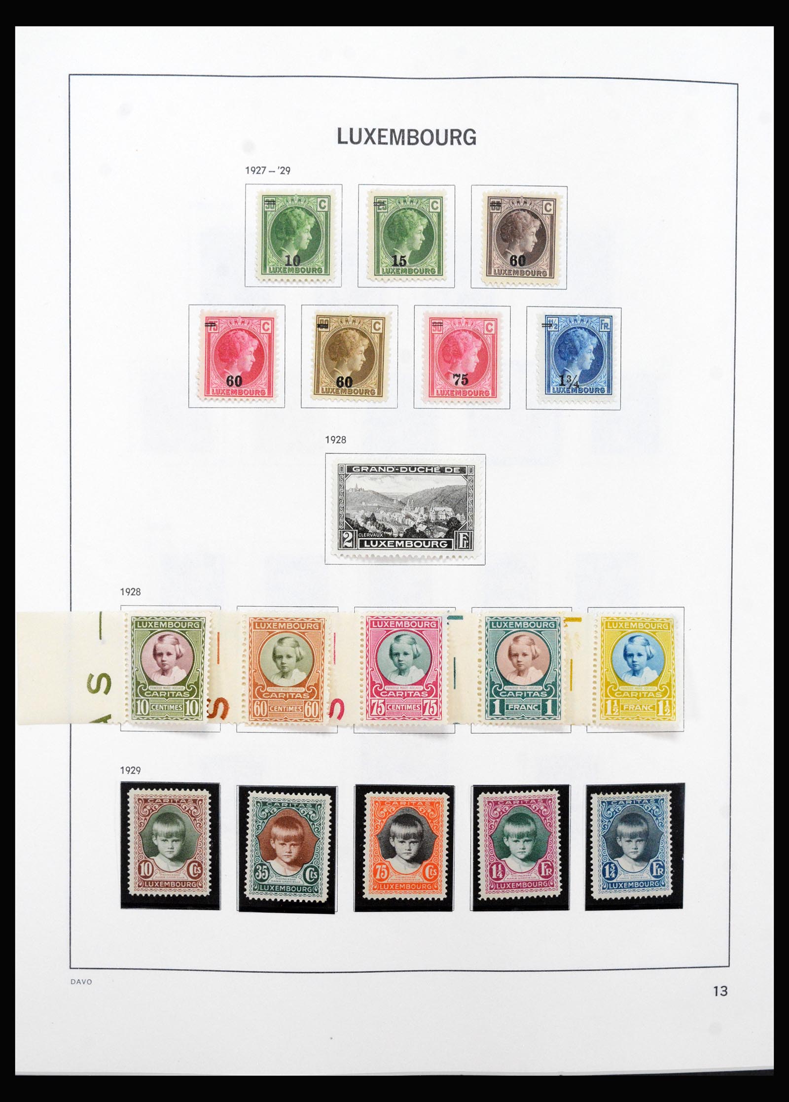 40421 0013 - Stamp collection 40421 Luxembourg 1852-1999.