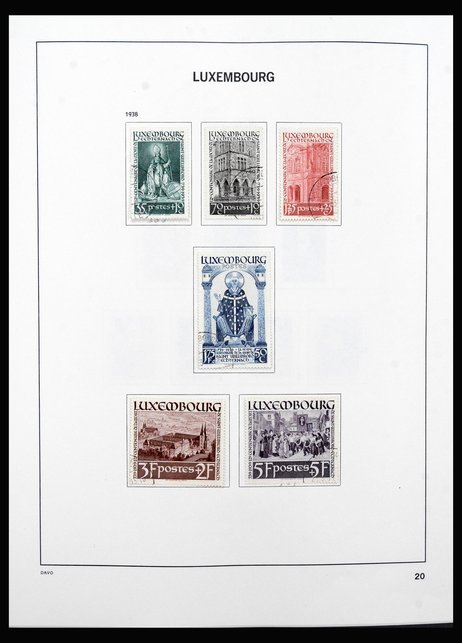 40421 0020 - Stamp collection 40421 Luxembourg 1852-1999.