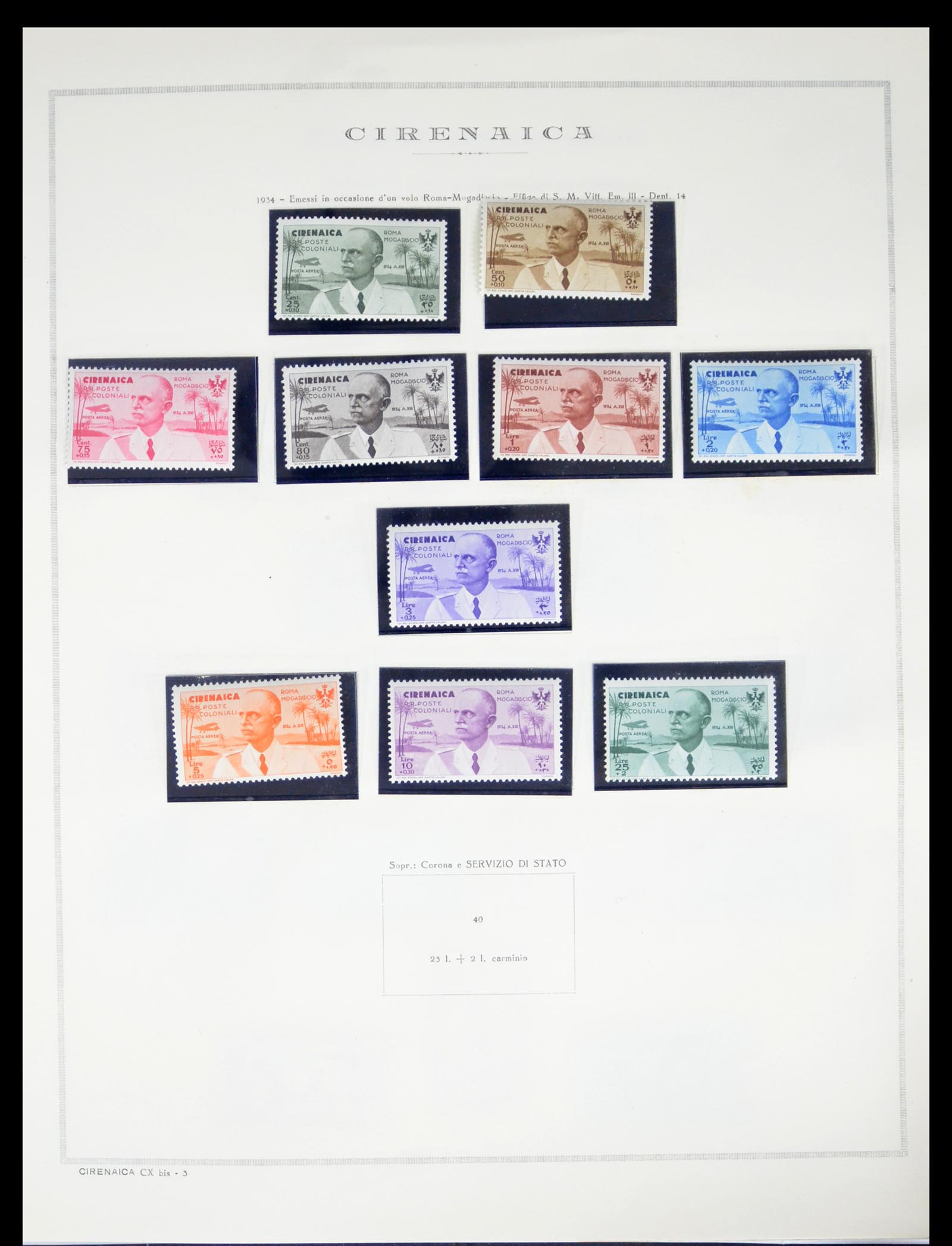40425 0025 - Stamp collection 40425 Italian colonies 1893-1943.