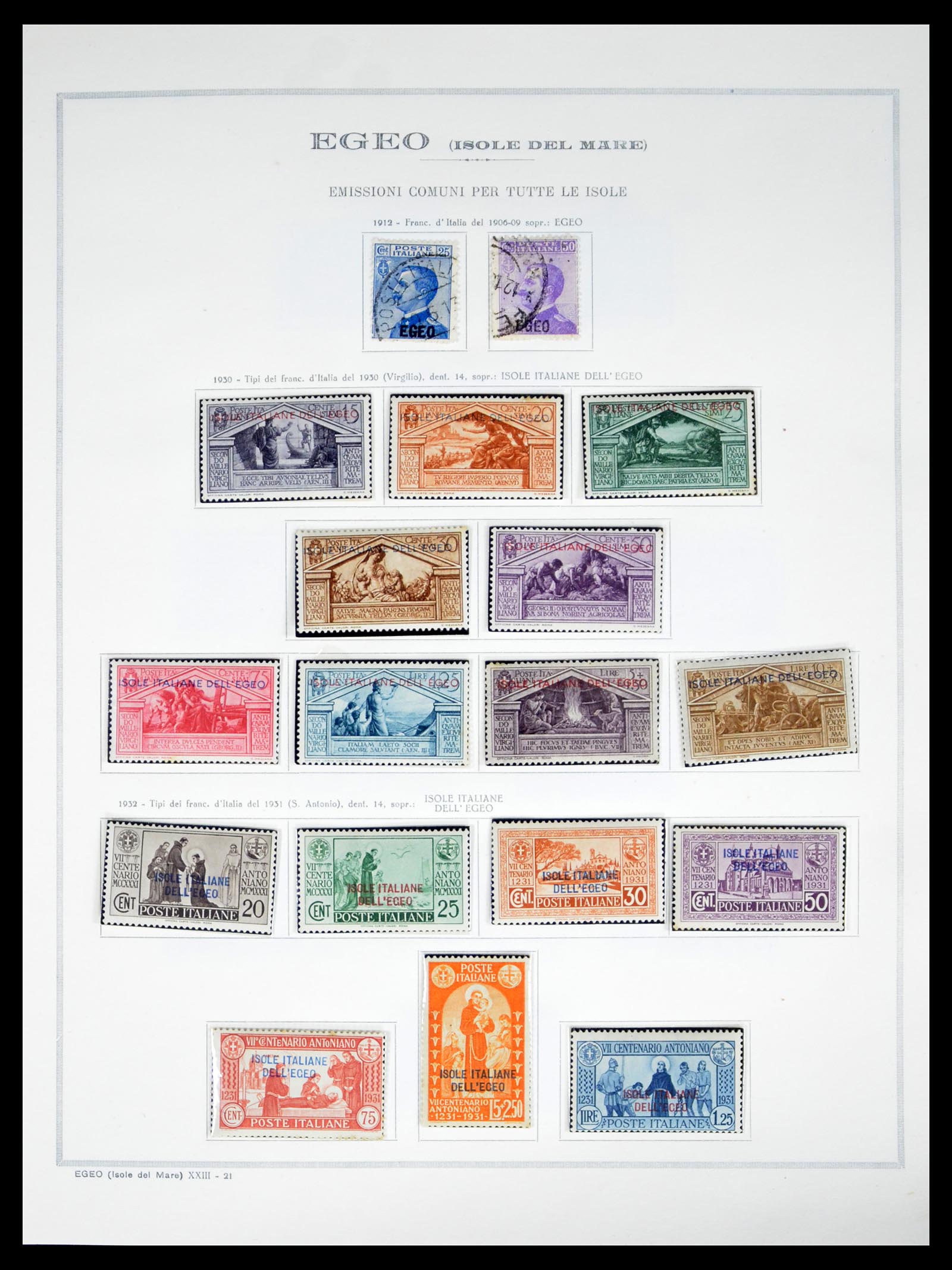 40425 0026 - Stamp collection 40425 Italian colonies 1893-1943.