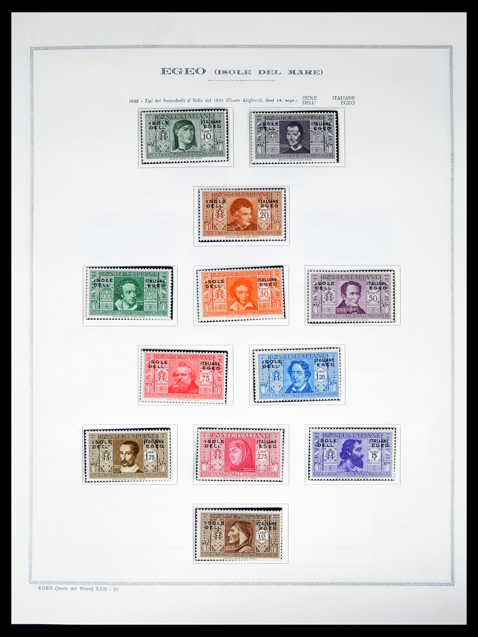 40425 0027 - Stamp collection 40425 Italian colonies 1893-1943.