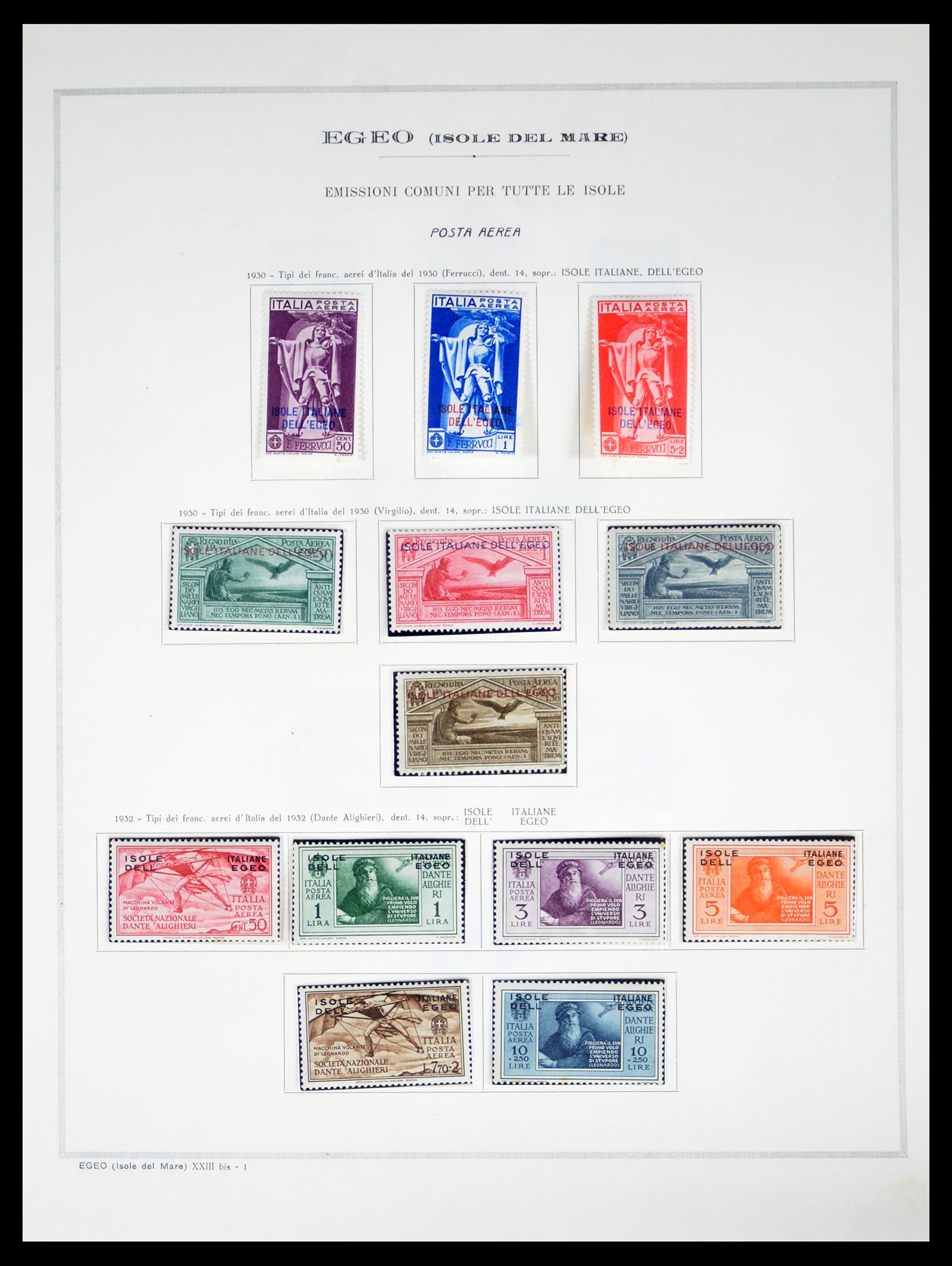 40425 0031 - Stamp collection 40425 Italian colonies 1893-1943.
